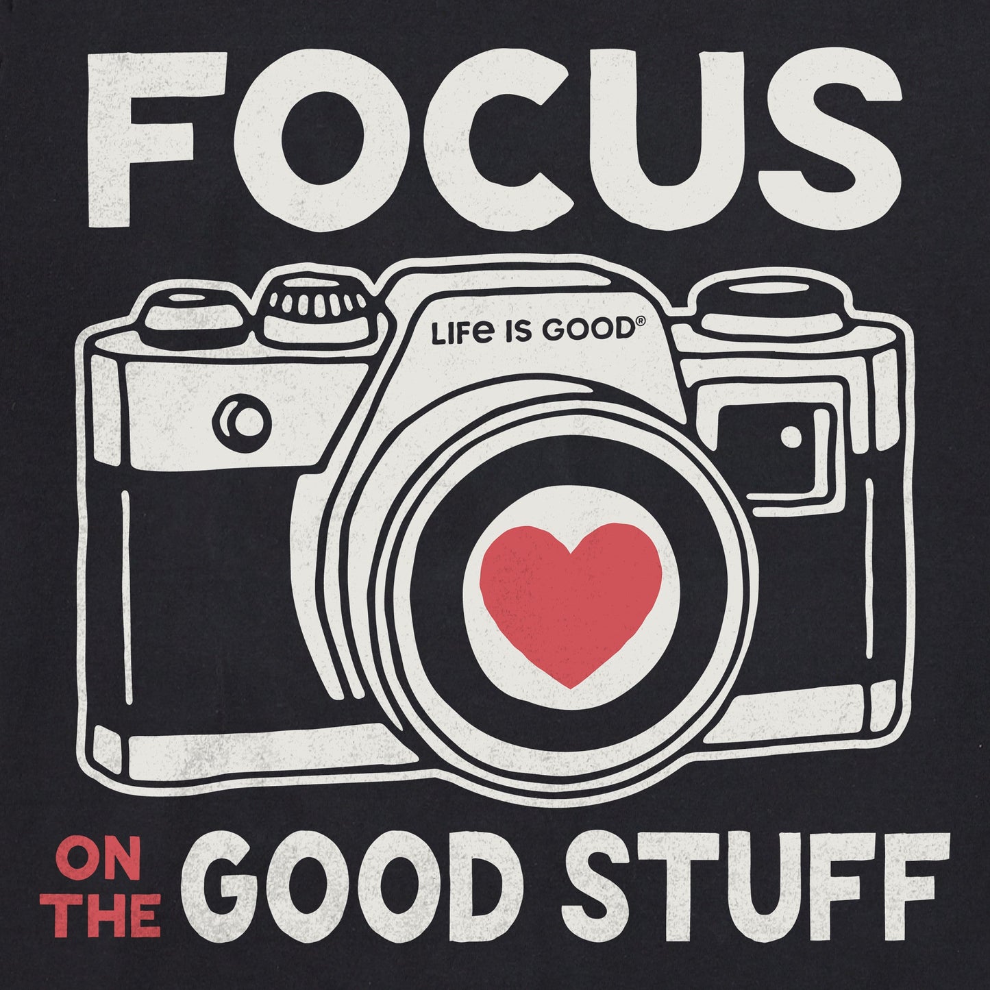 Men's Focus on the Good Stuff Camera Short Sleeve Tee