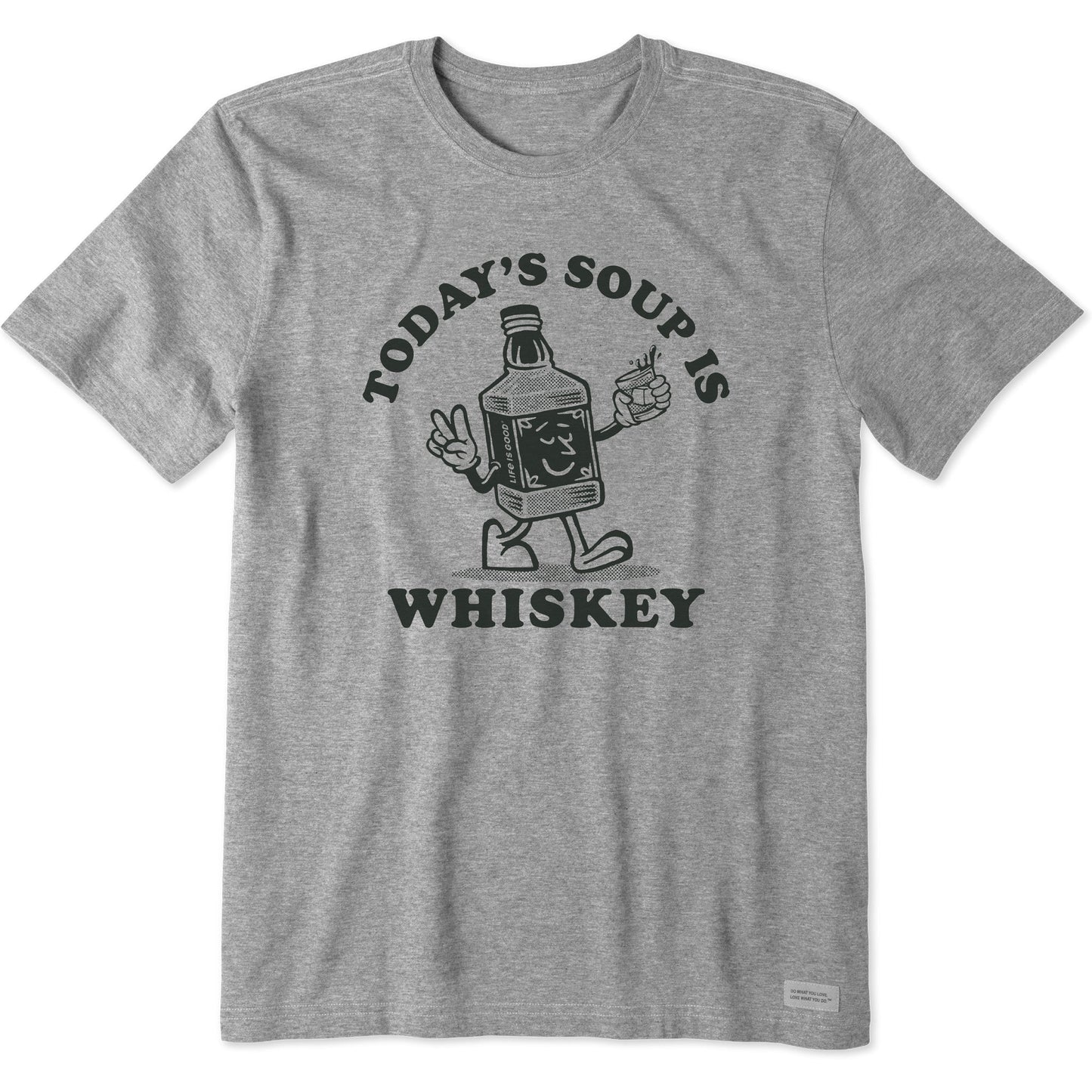 Men's Today's Soup is Whiskey Short Sleeve Tee