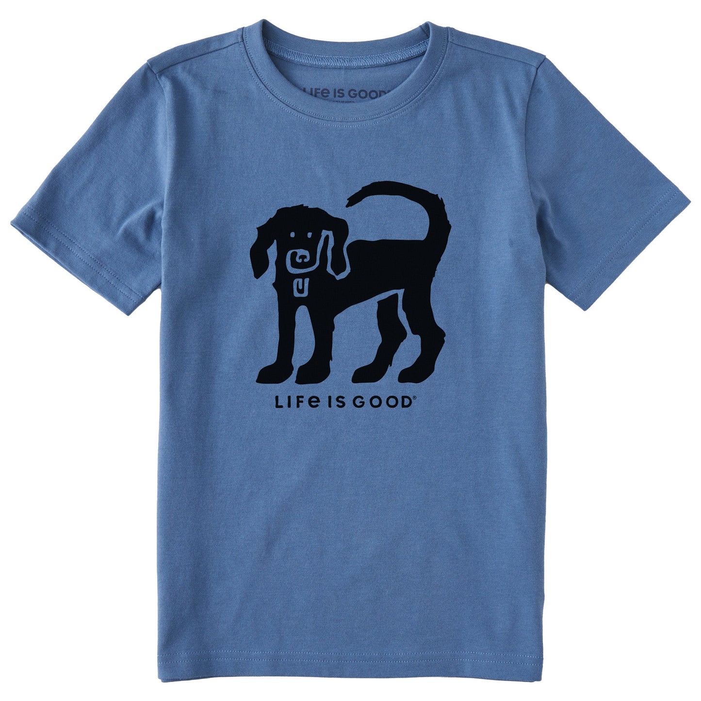 Kids Dog Stamp Short Sleeve Crusher Tee