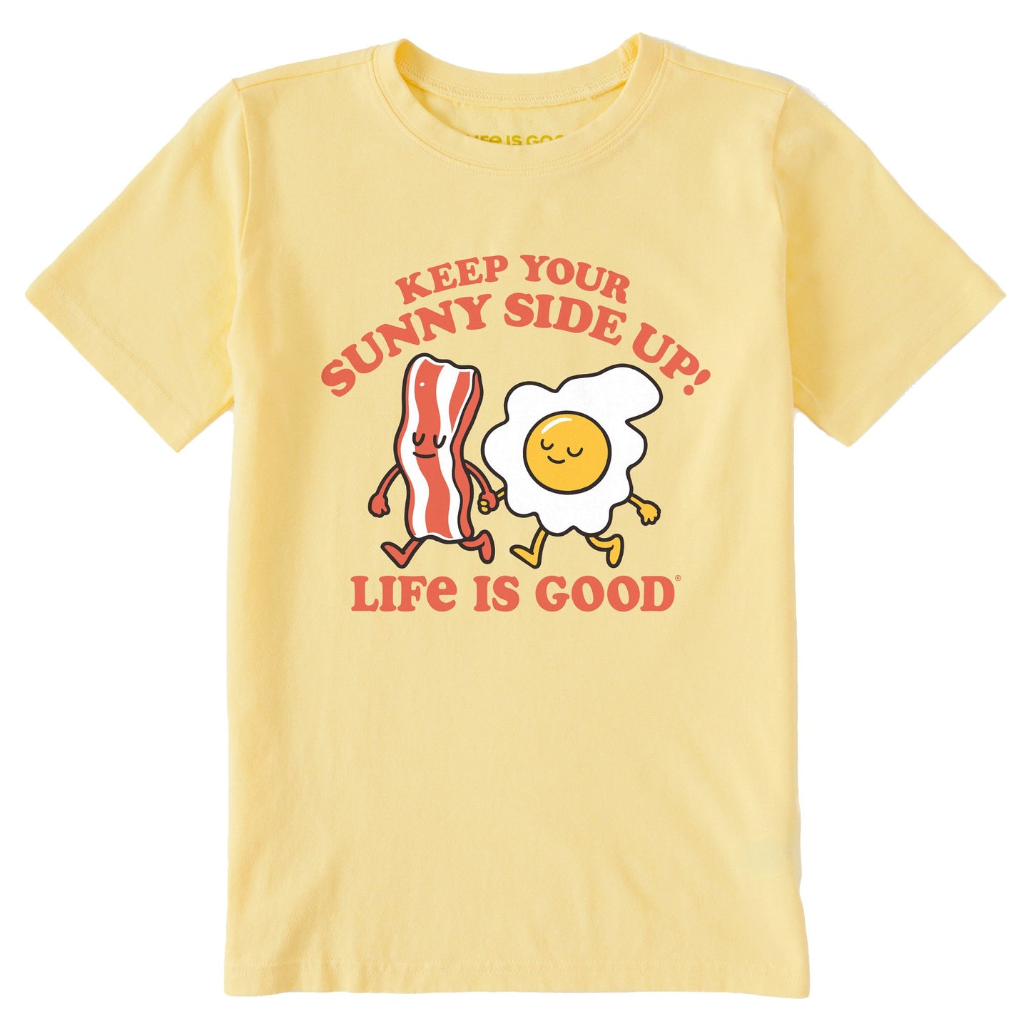 Kids Keep Your Sunny Side Up Short Sleeve Crusher Tee
