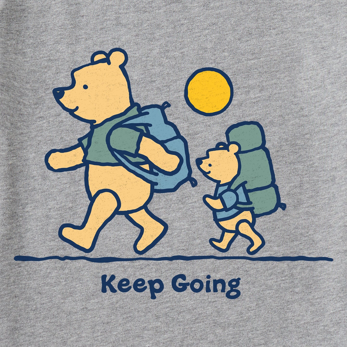 Kids Keep Going Winnie Short Sleeve Crusher Tee