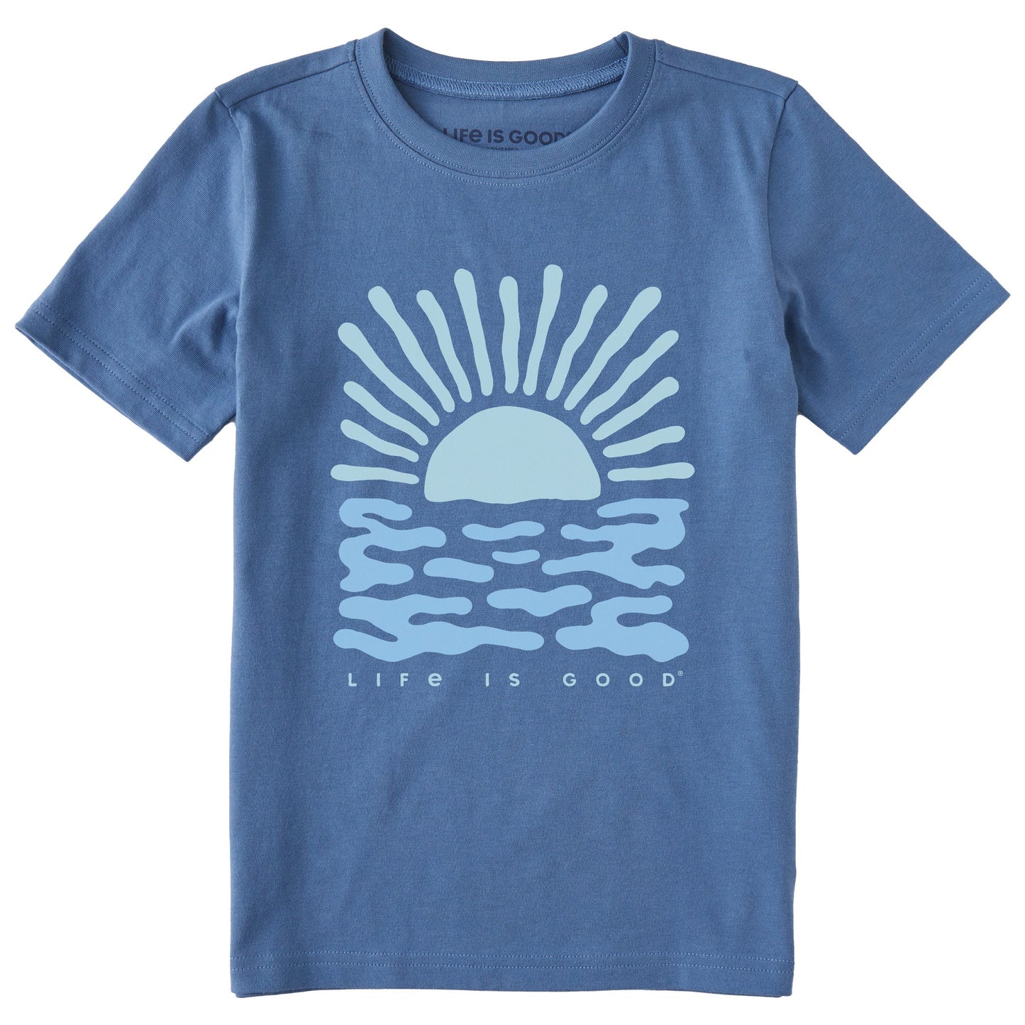 Kids Sun Over the Water Short Sleeve Crusher Tee