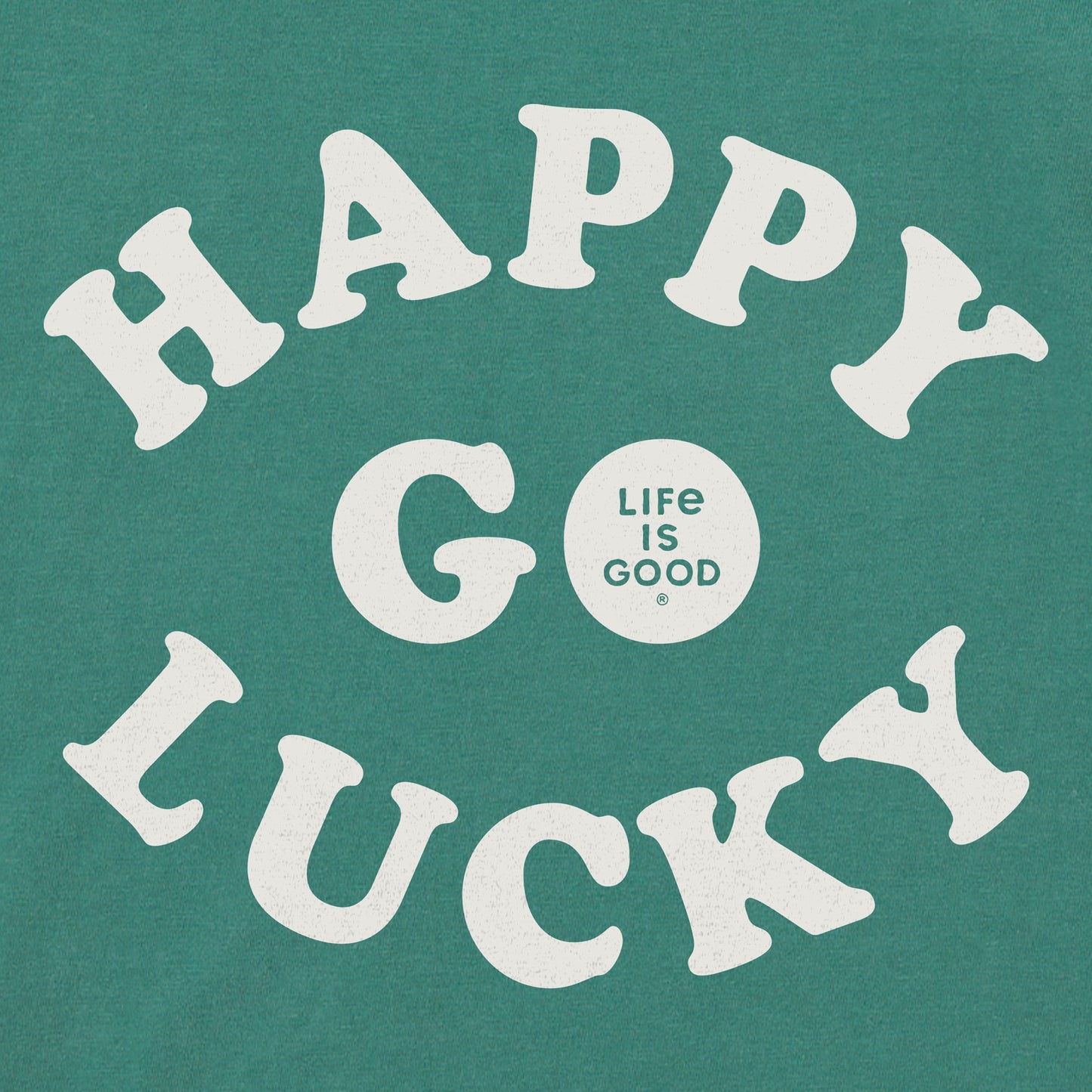Men's Happy Go Lucky Short Sleeve Crusher Tee