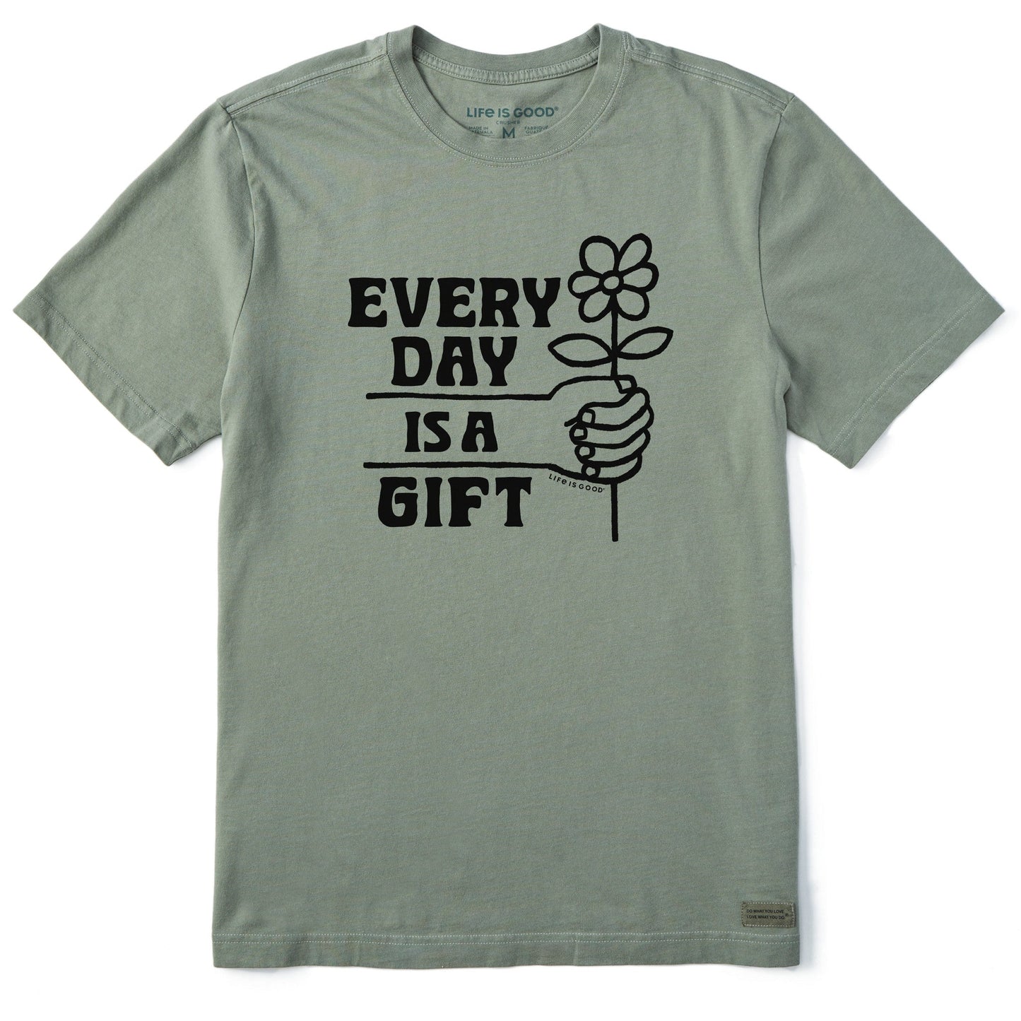 Men's Every Day is a Gift Daisy Short Sleeve Crusher Tee