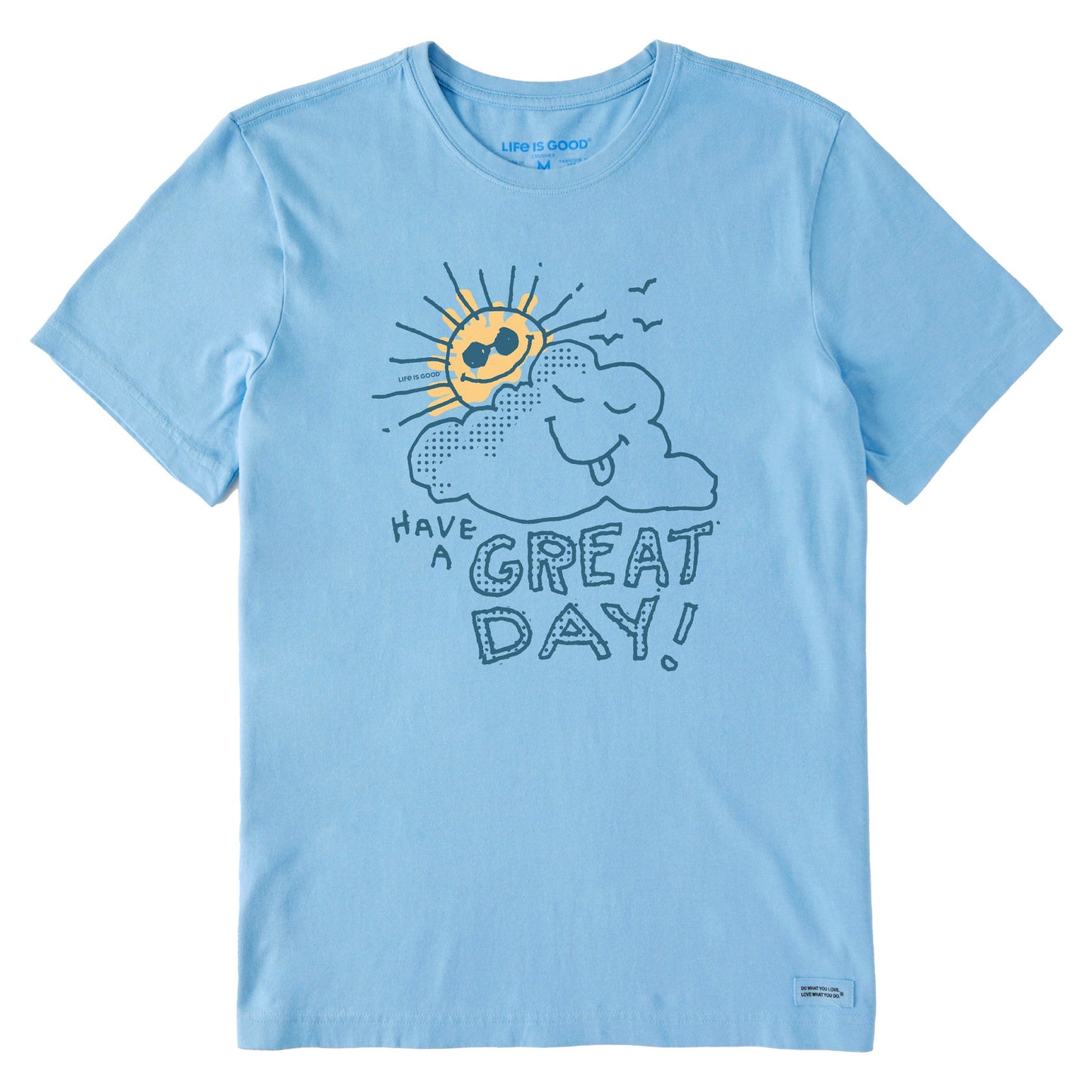 Men's Have a Great Day Scribble Short Sleeve Crusher Tee