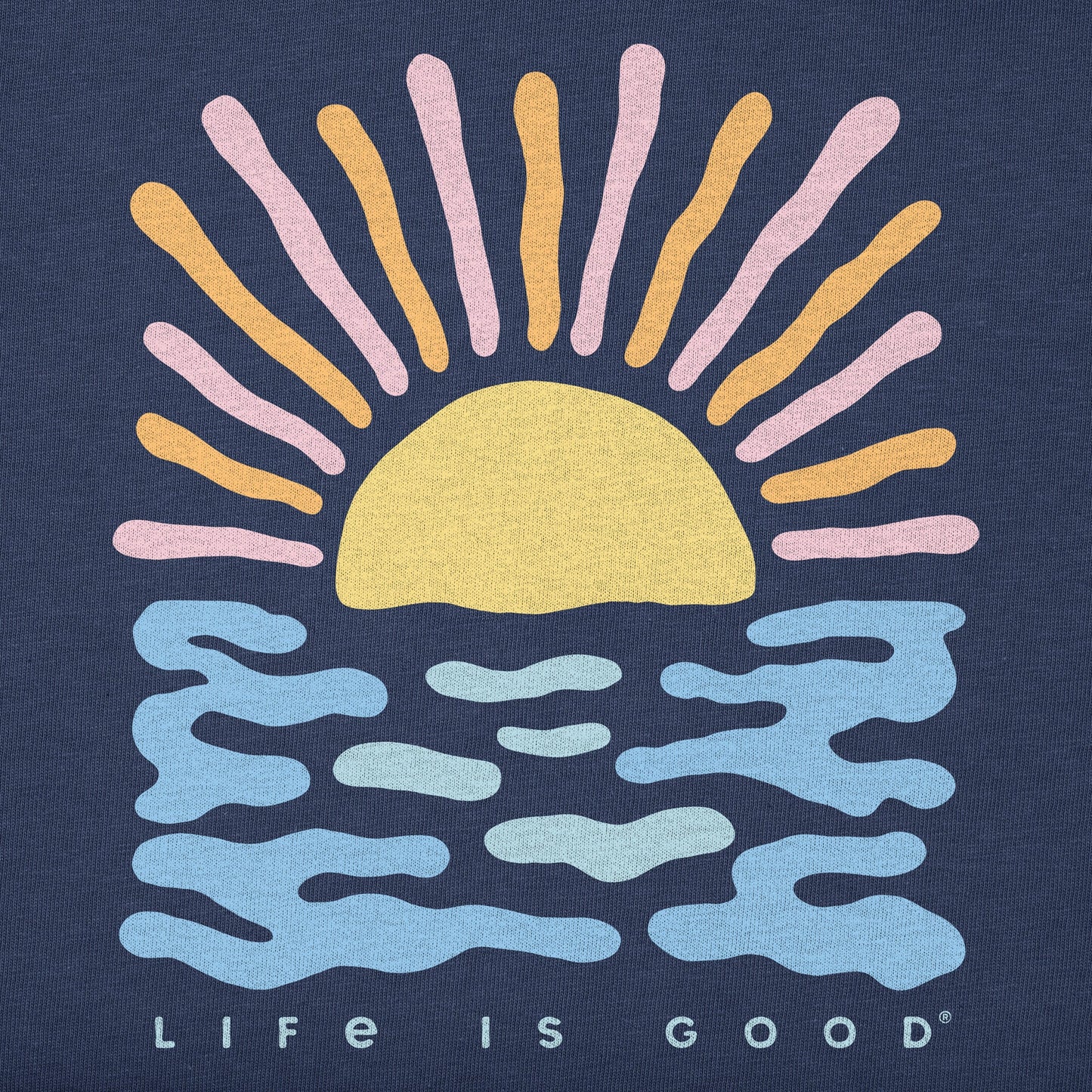 Women's Sun Over the Water Short Sleeve Crusher Boxy Tee