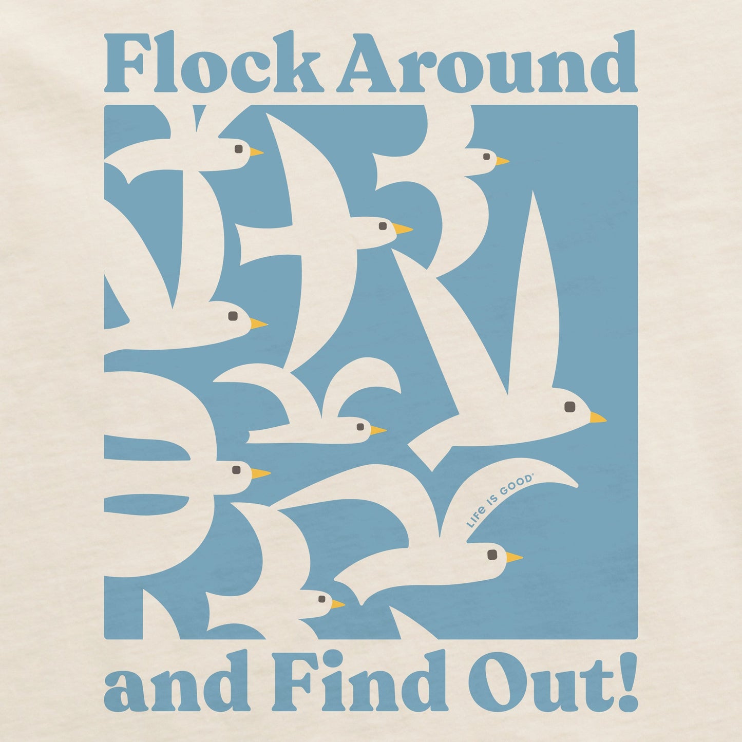 Women's Flock Around and Find Out Short Sleeve Crusher Tee