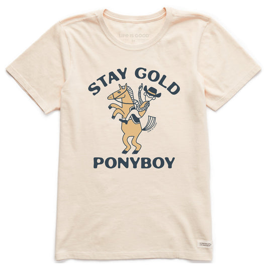Women's Stay Gold Ponyboy Short Sleeve Crusher Tee