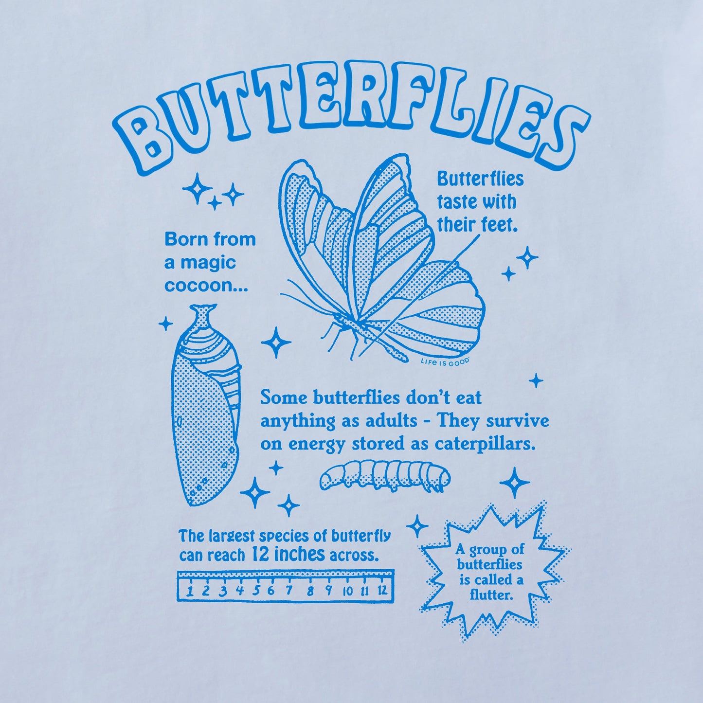 Women's Butterflies are Amazing Short Sleeve Crusher Tee