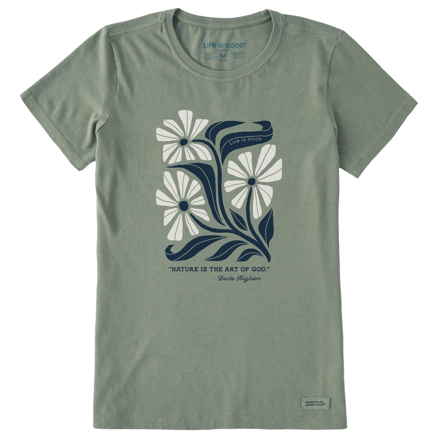 Women's Nature is Art Short Sleeve Crusher Tee