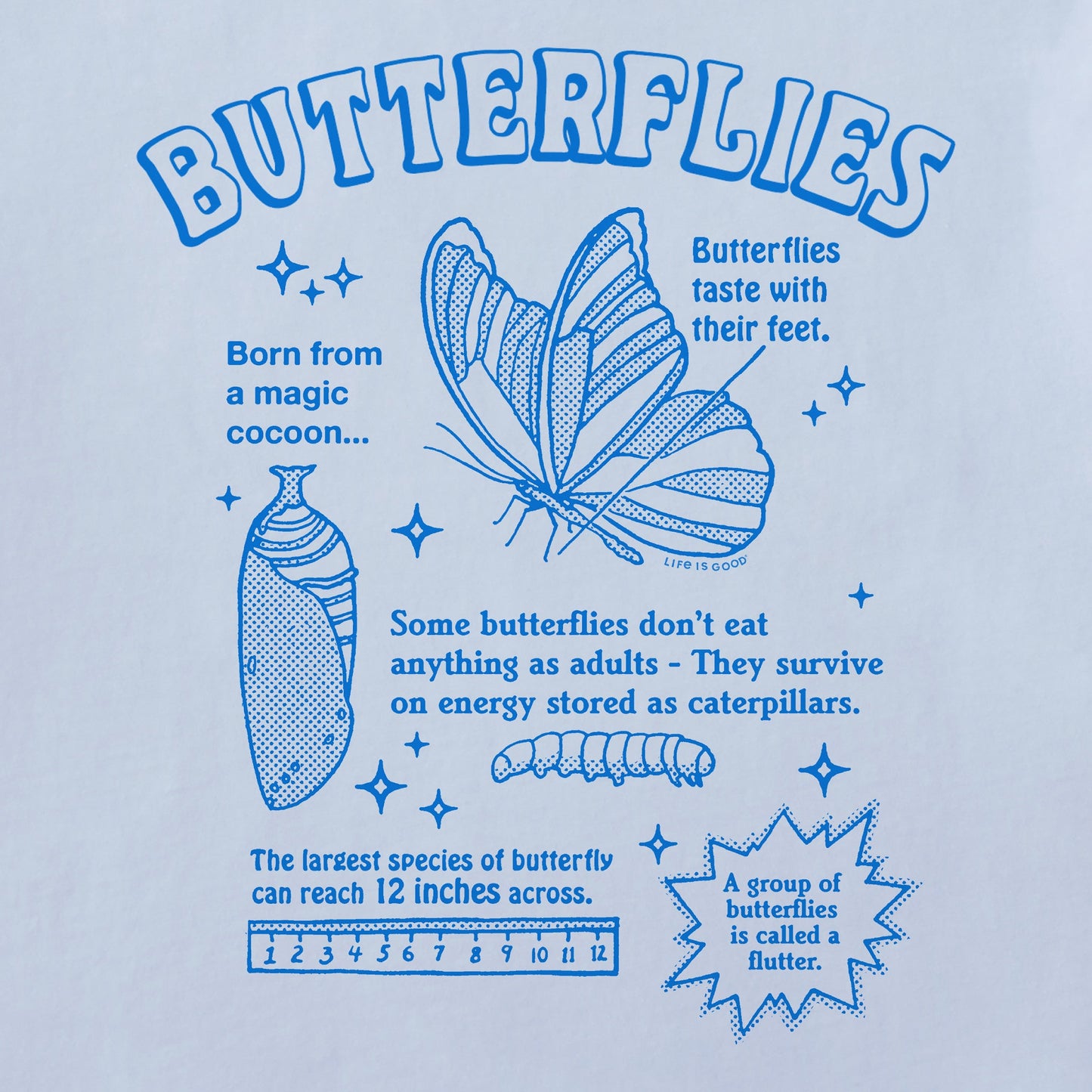 Women's Butterflies are Amazing Short Sleeve Crusher Boxy Tee