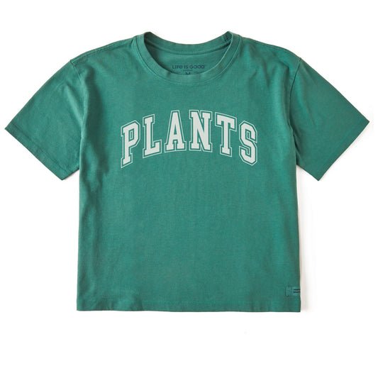 Women's Plants Athletic Arch Short Sleeve Crusher Boxy Tee