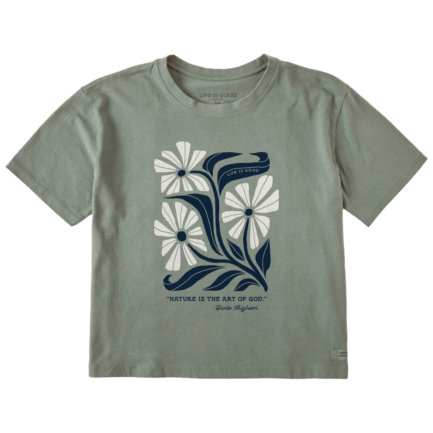 Women's Nature is Art Short Sleeve Crusher Boxy Tee