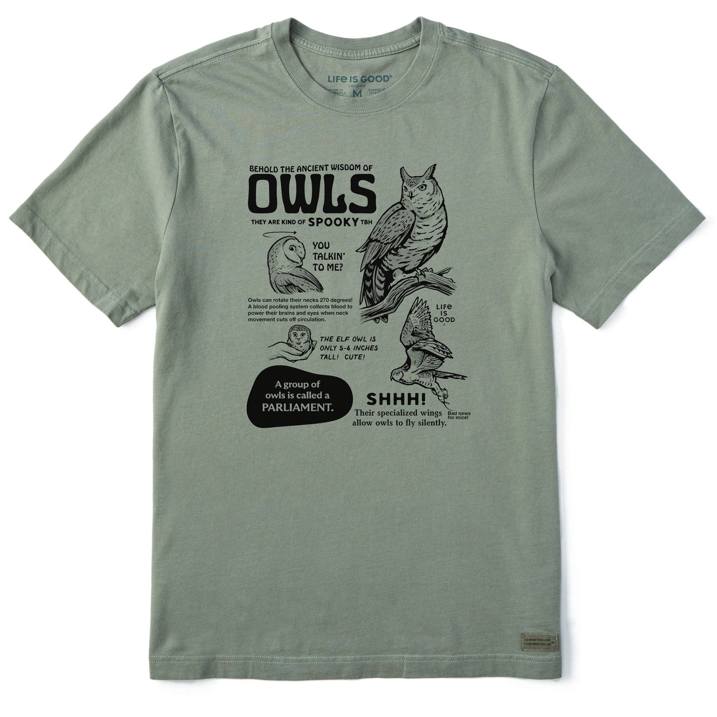 Men's The Wisdom of Owls Short Sleeve Tee
