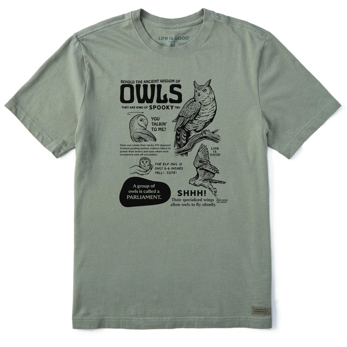 Men's The Wisdom of Owls Short Sleeve Tee