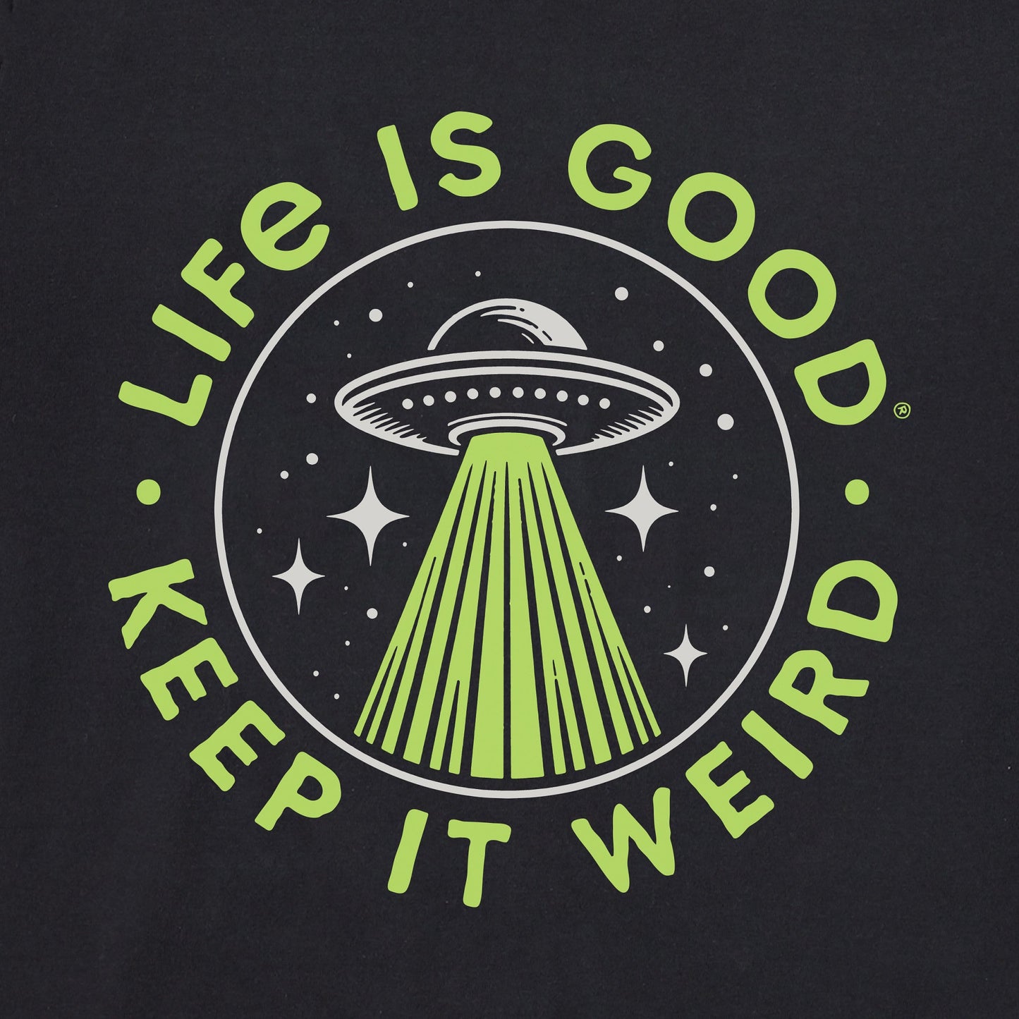 Women's Crafty Flying Saucer Long Sleeve Crusher Tee