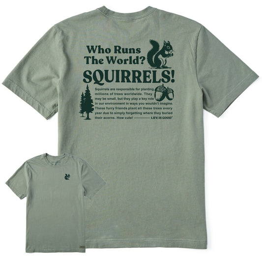 Men's Squirrels Run the World Short Sleeve Tee