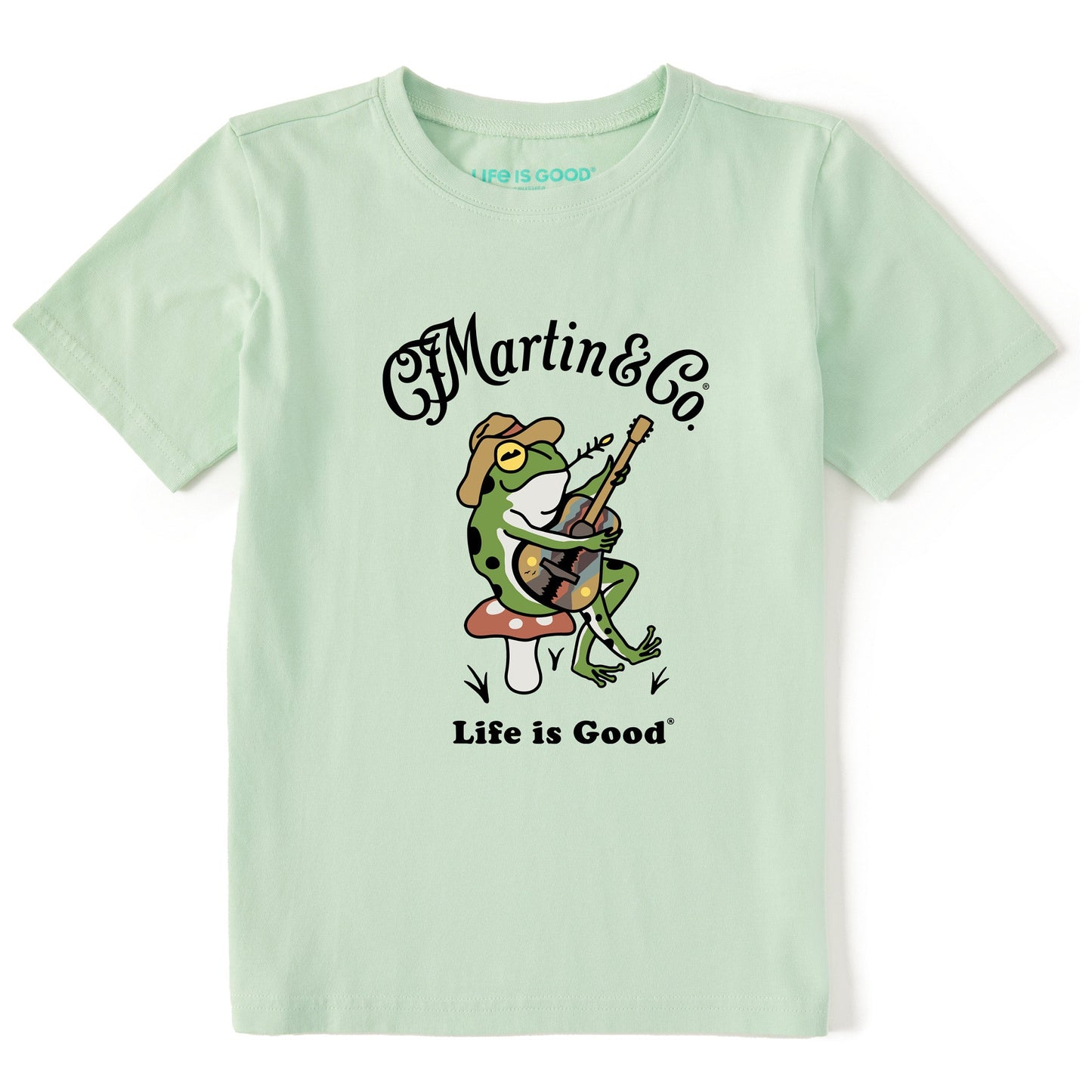 Kids Martin & Co. Frog Guitar Short Sleeve Crusher Tee