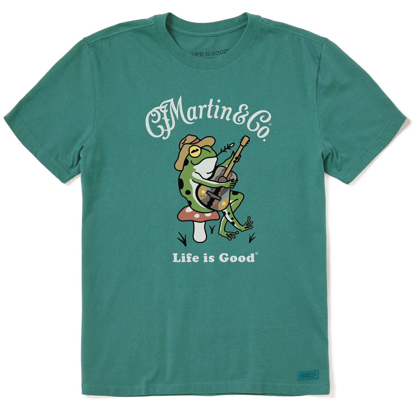 Men's Martin & Co. Frog Guitar Short Sleeve Crusher Tee