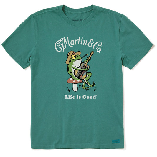 Men's Martin & Co. Frog Guitar Short Sleeve Crusher Tee