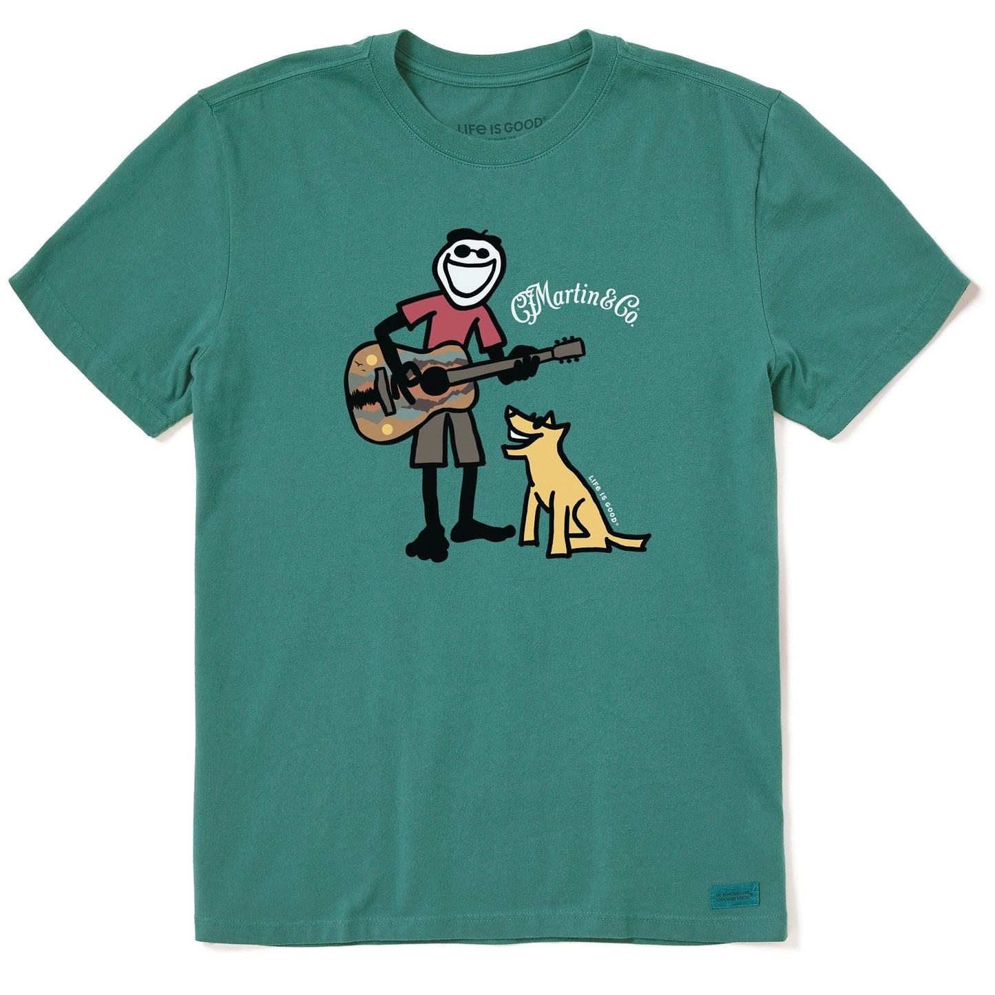 Men's Martin Jake & Rocket Guitar Short Sleeve Crusher Tee