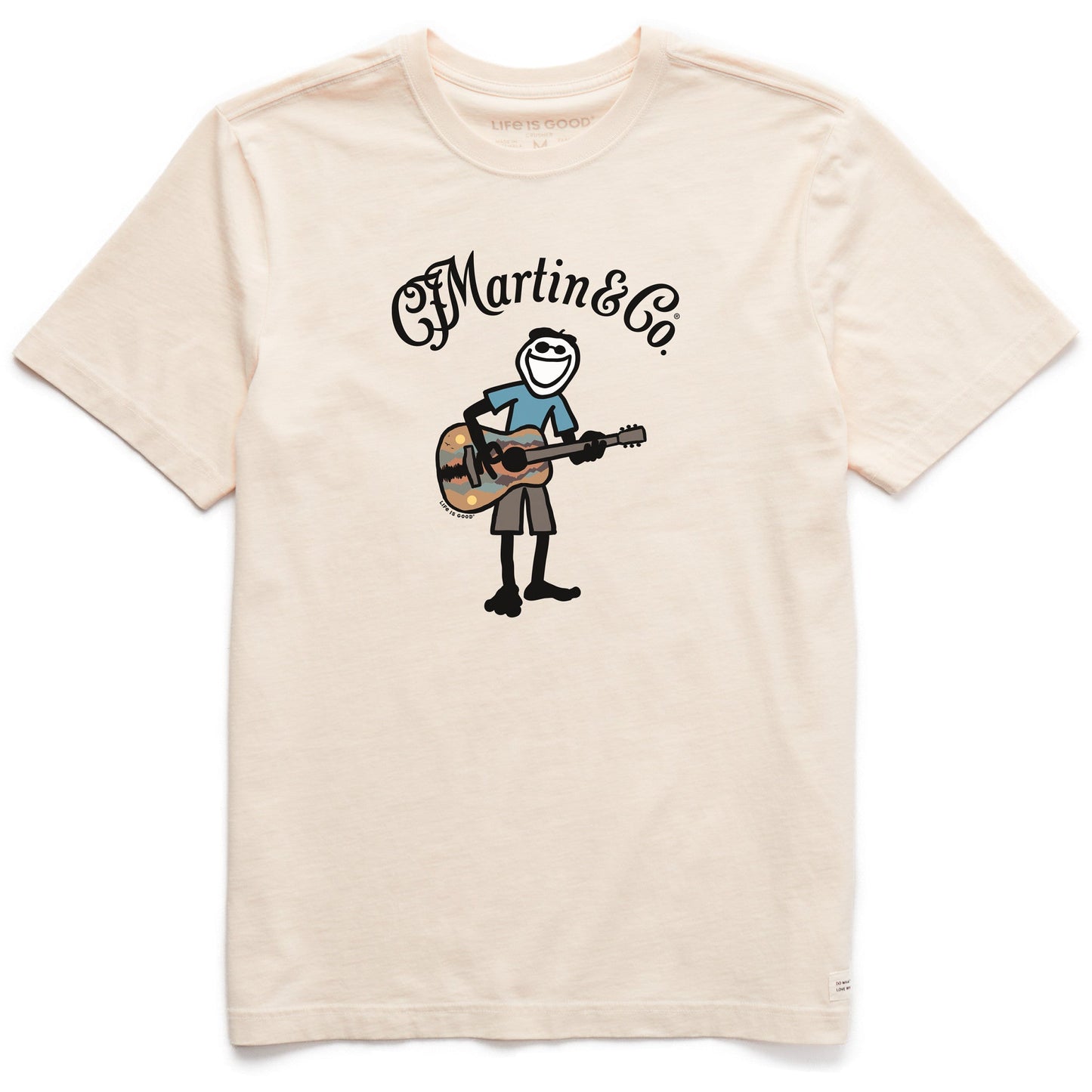 Men's Martin & Co. Jake Guitar Short Sleeve Crusher Tee