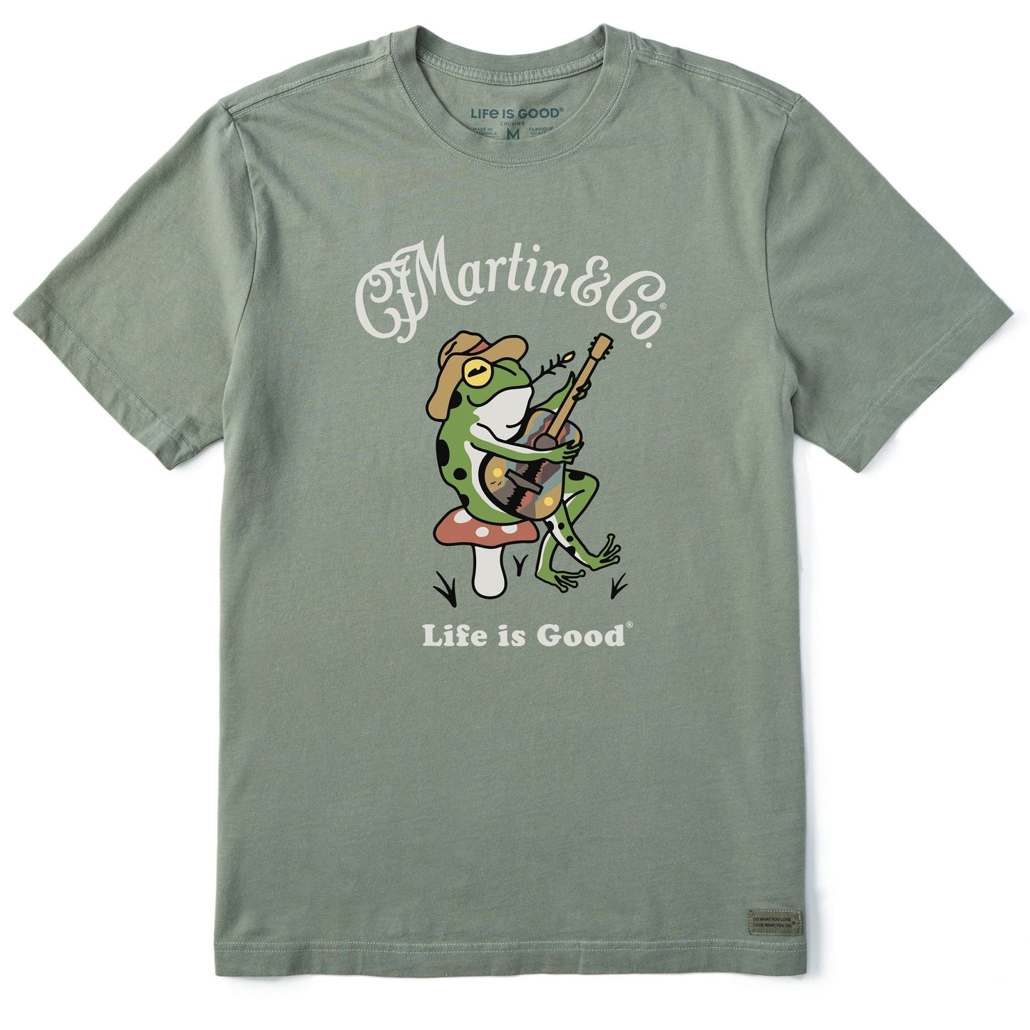 Men's Martin & Co. Frog Guitar Short Sleeve Crusher Tee