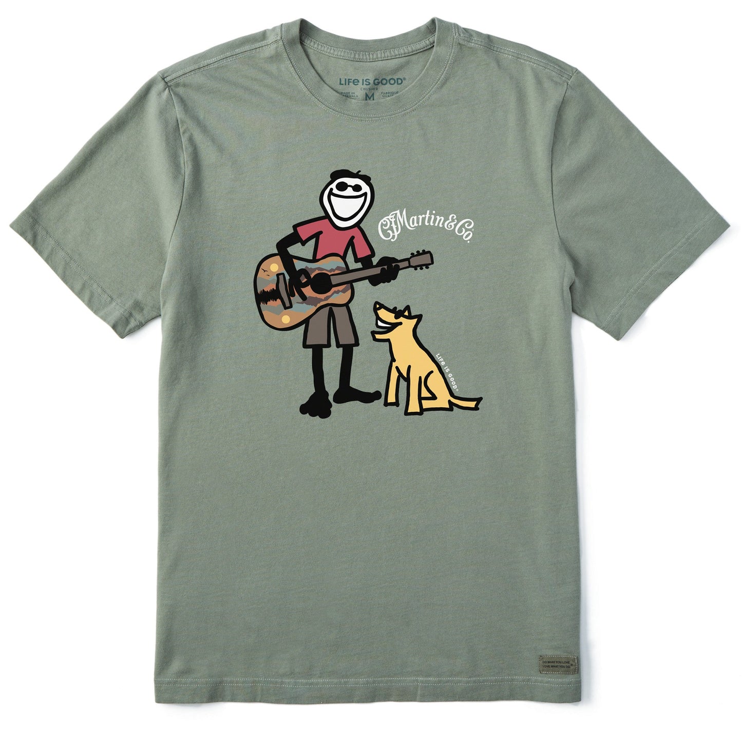 Men's Martin Jake & Rocket Guitar Short Sleeve Crusher Tee
