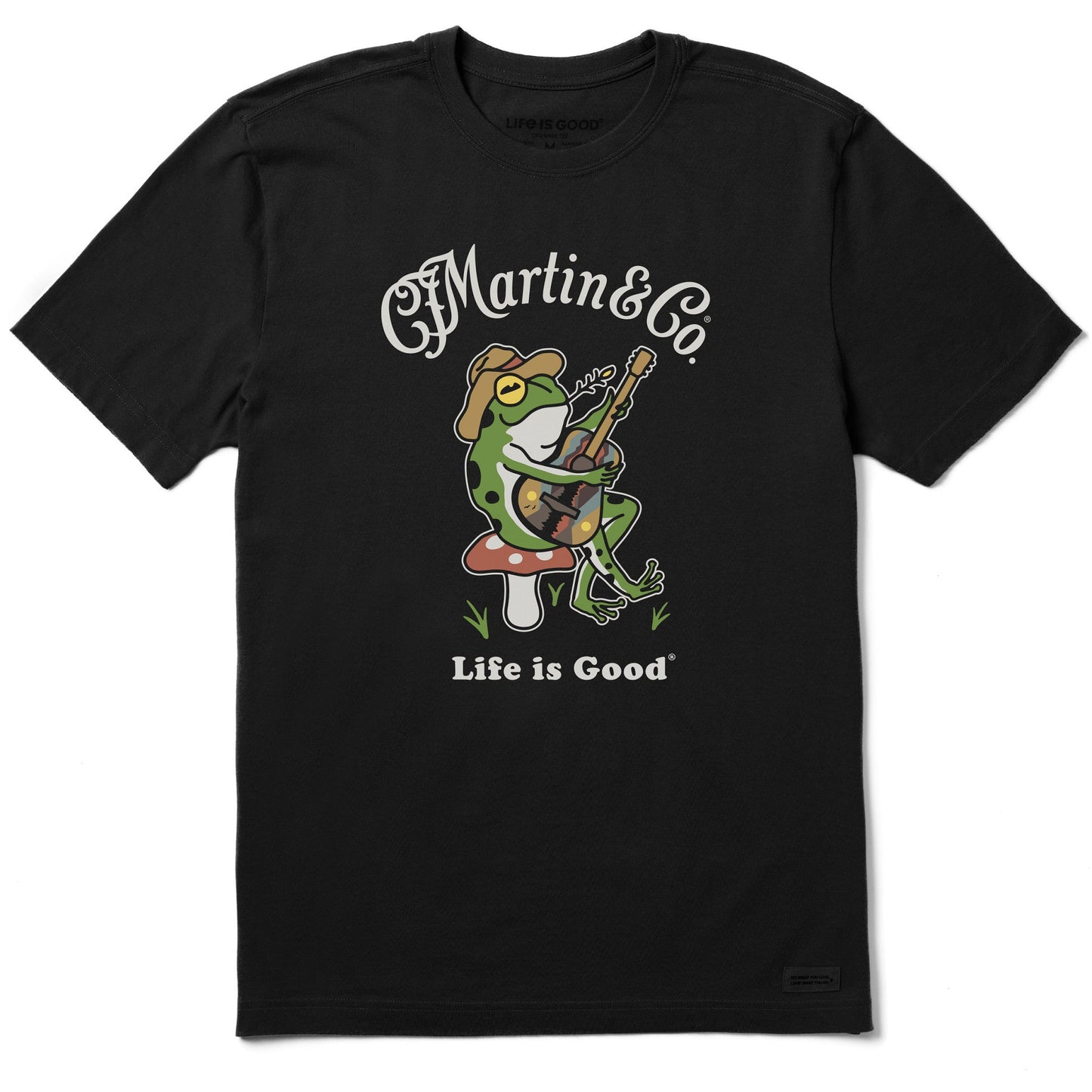 Men's Martin & Co. Frog Guitar Short Sleeve Crusher Tee