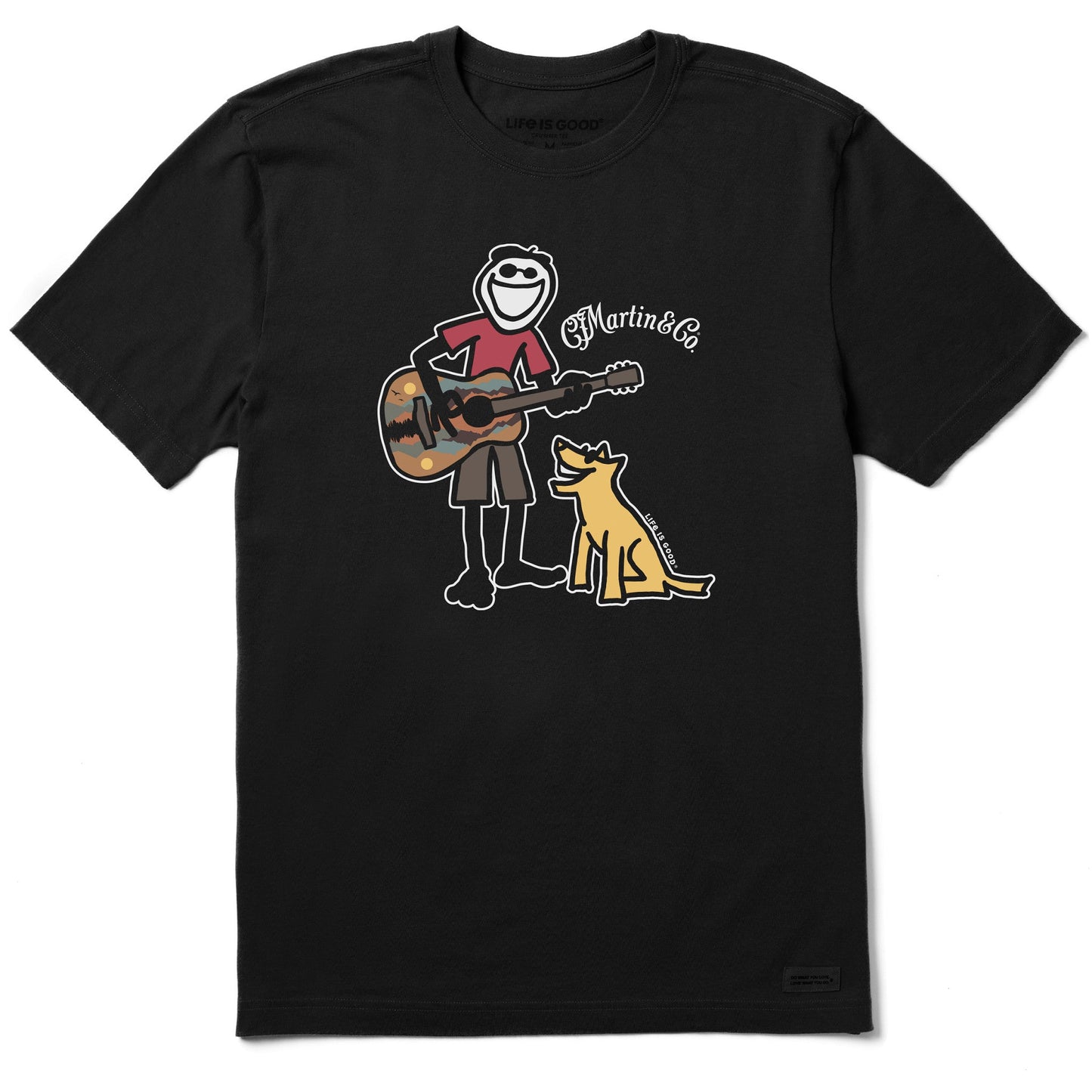 Men's Martin Jake & Rocket Guitar Short Sleeve Crusher Tee