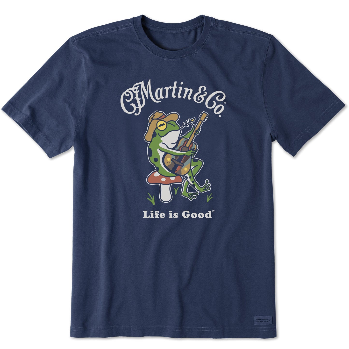 Men's Martin & Co. Frog Guitar Short Sleeve Crusher Tee