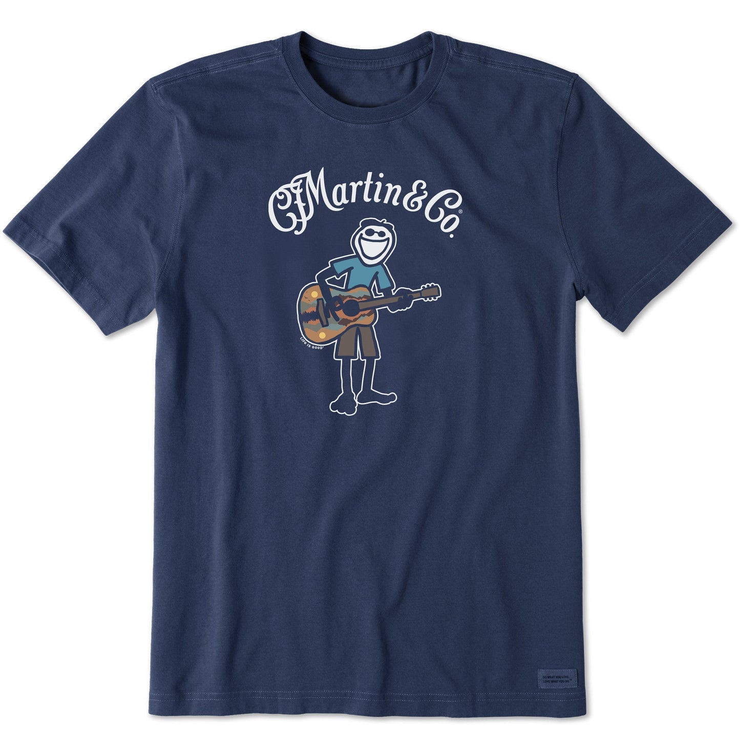Men's Martin & Co. Jake Guitar Short Sleeve Crusher Tee