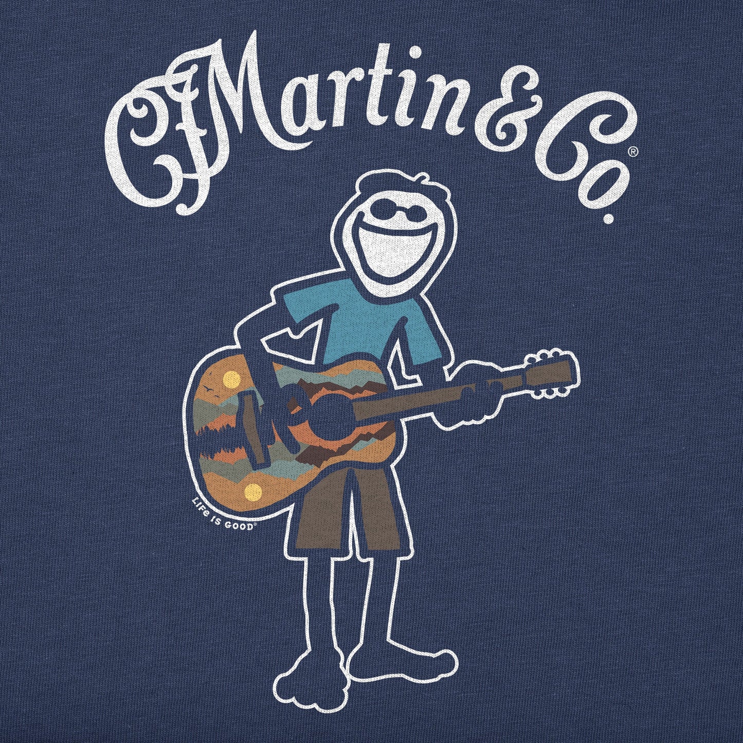 Men's Martin & Co. Jake Guitar Short Sleeve Crusher Tee