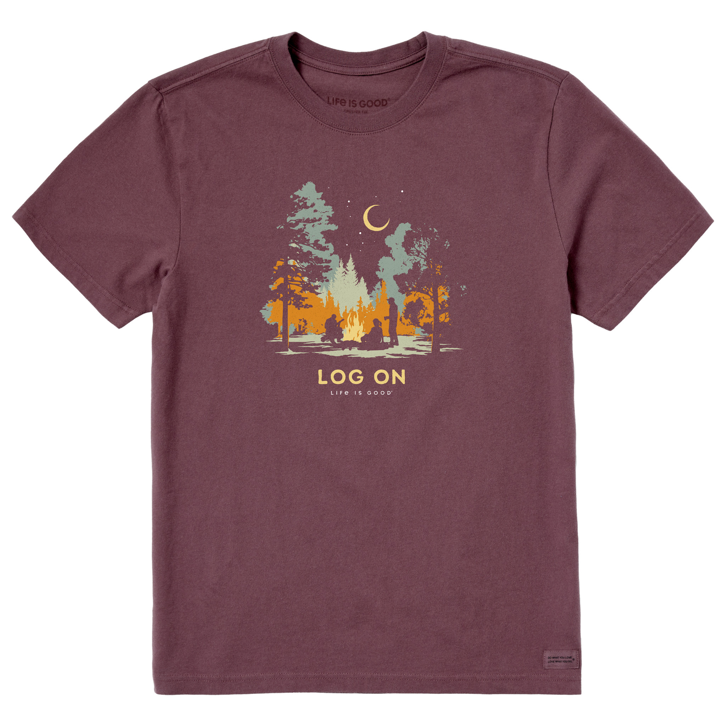 Men's Log On Campfire Short Sleeve Crusher Tee