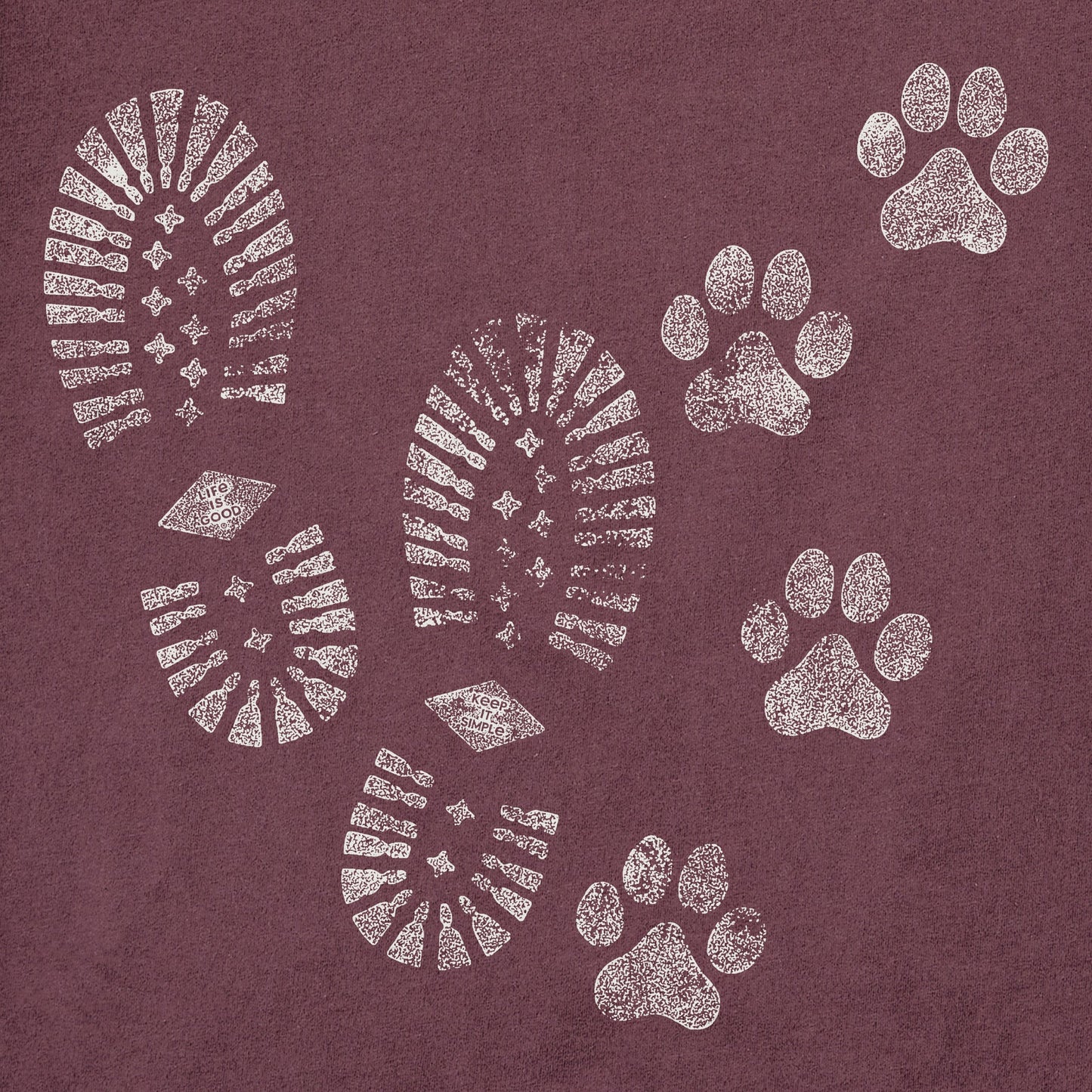 Men's Trails & Tails Short Sleeve Crusher Tee