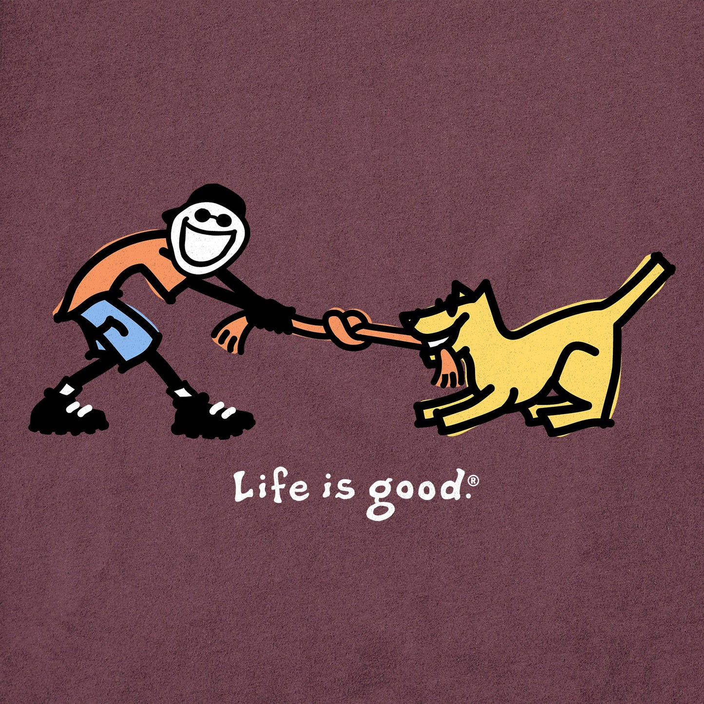 Men's Jake & Rocket Tug of War Short Sleeve Tee