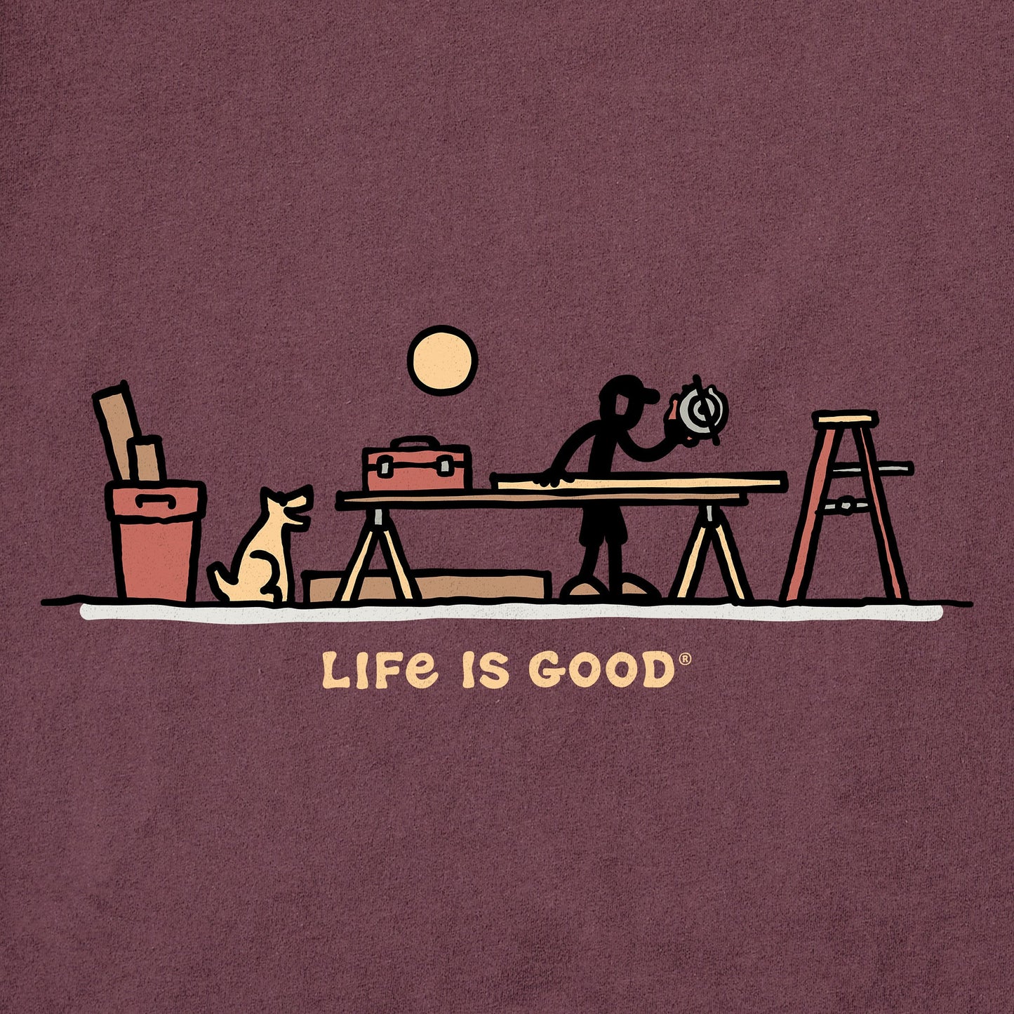 Men's Rocket & Jake Woodwork Vista Short Sleeve Tee