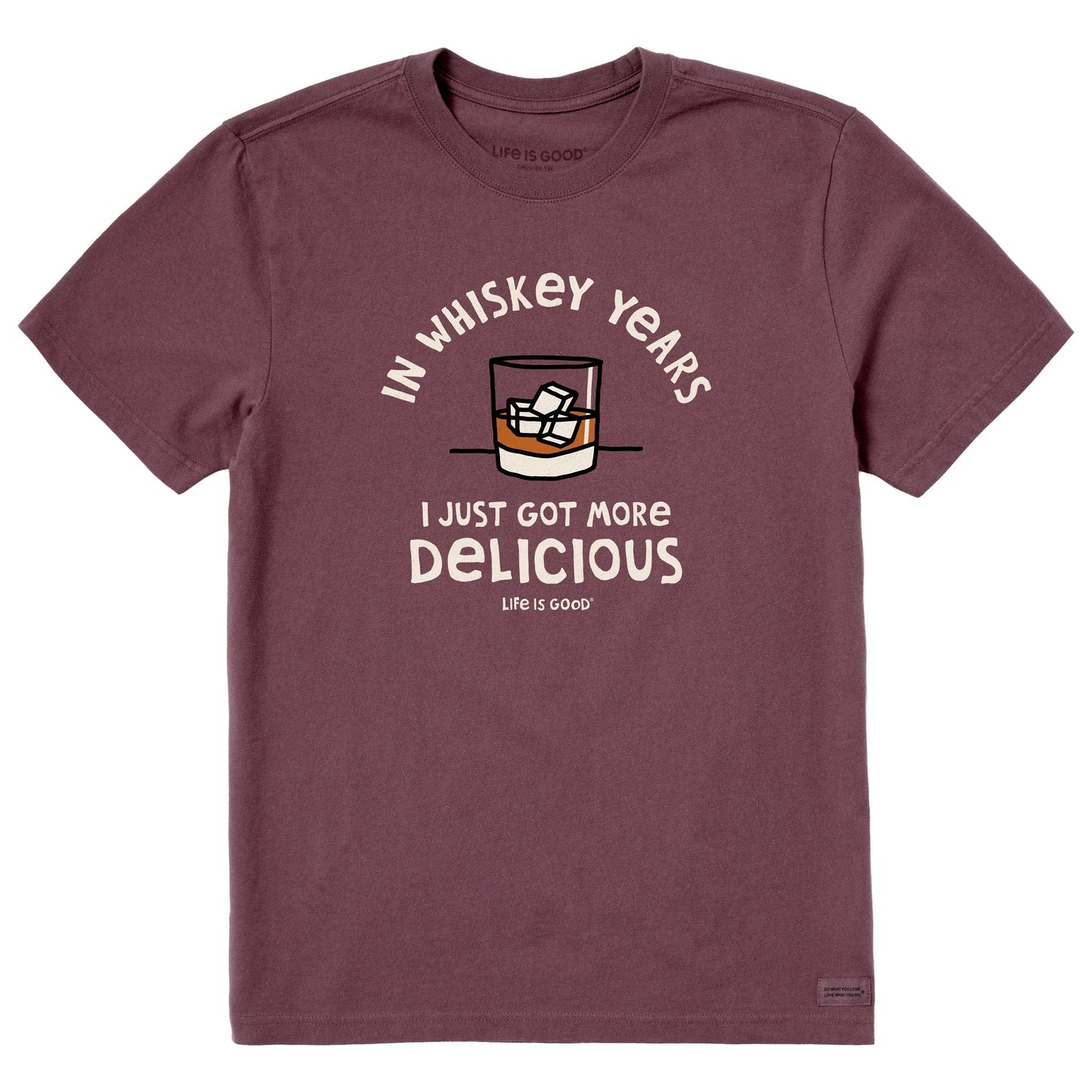 Men's Whiskey Years Short Sleeve Crusher Tee