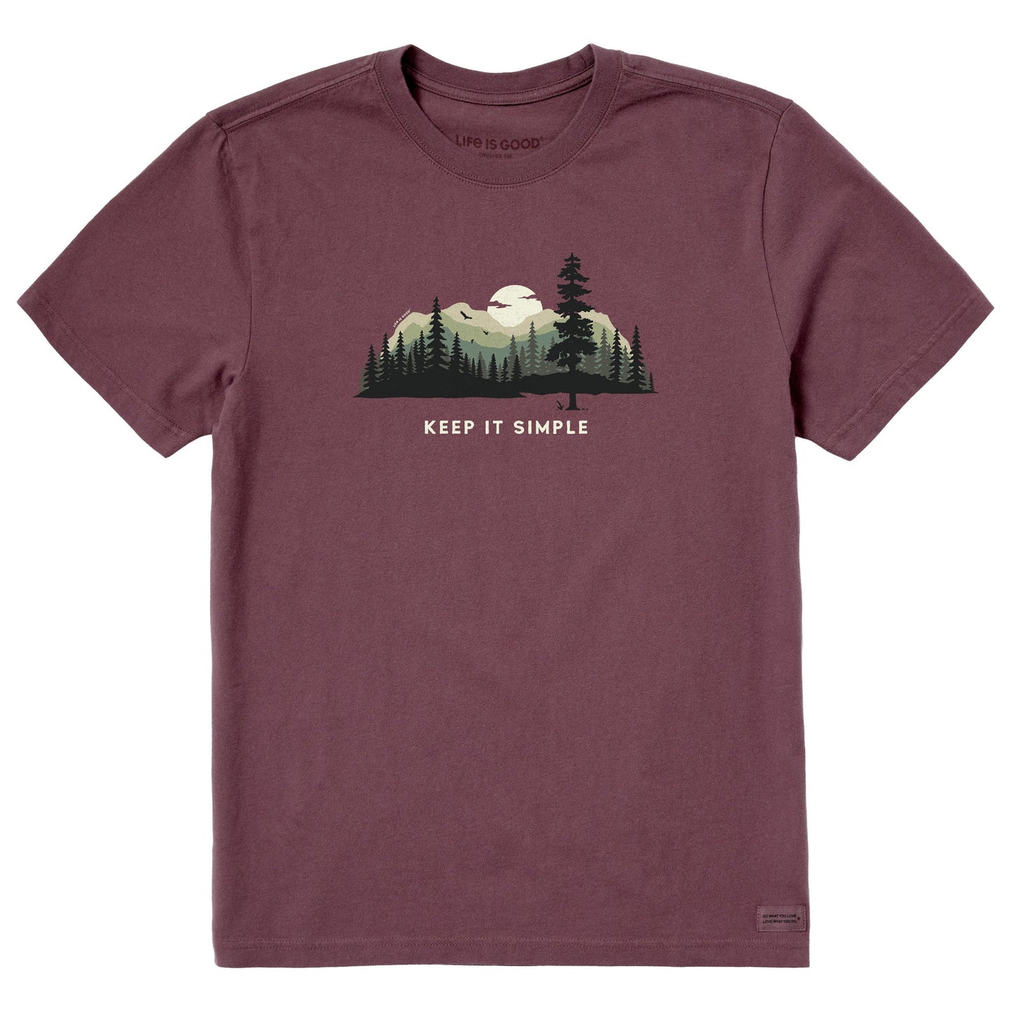 Men's Keep it Simple Evergreen Silo Short Sleeve Tee