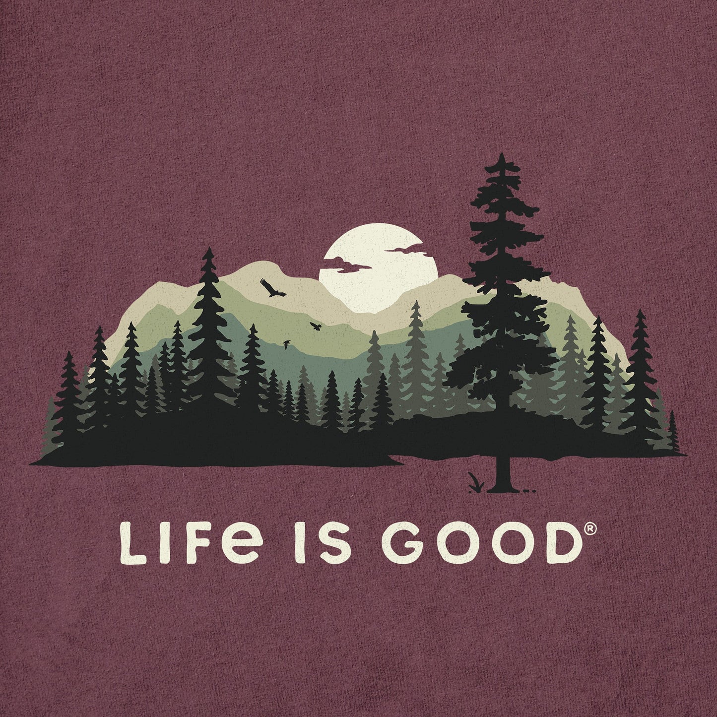 Men's Evergreen Silhouette Short Sleeve Crusher Tee