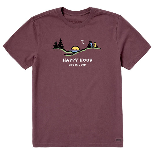 Men's Happy Hour Pine Sunset Short Sleeve Tee