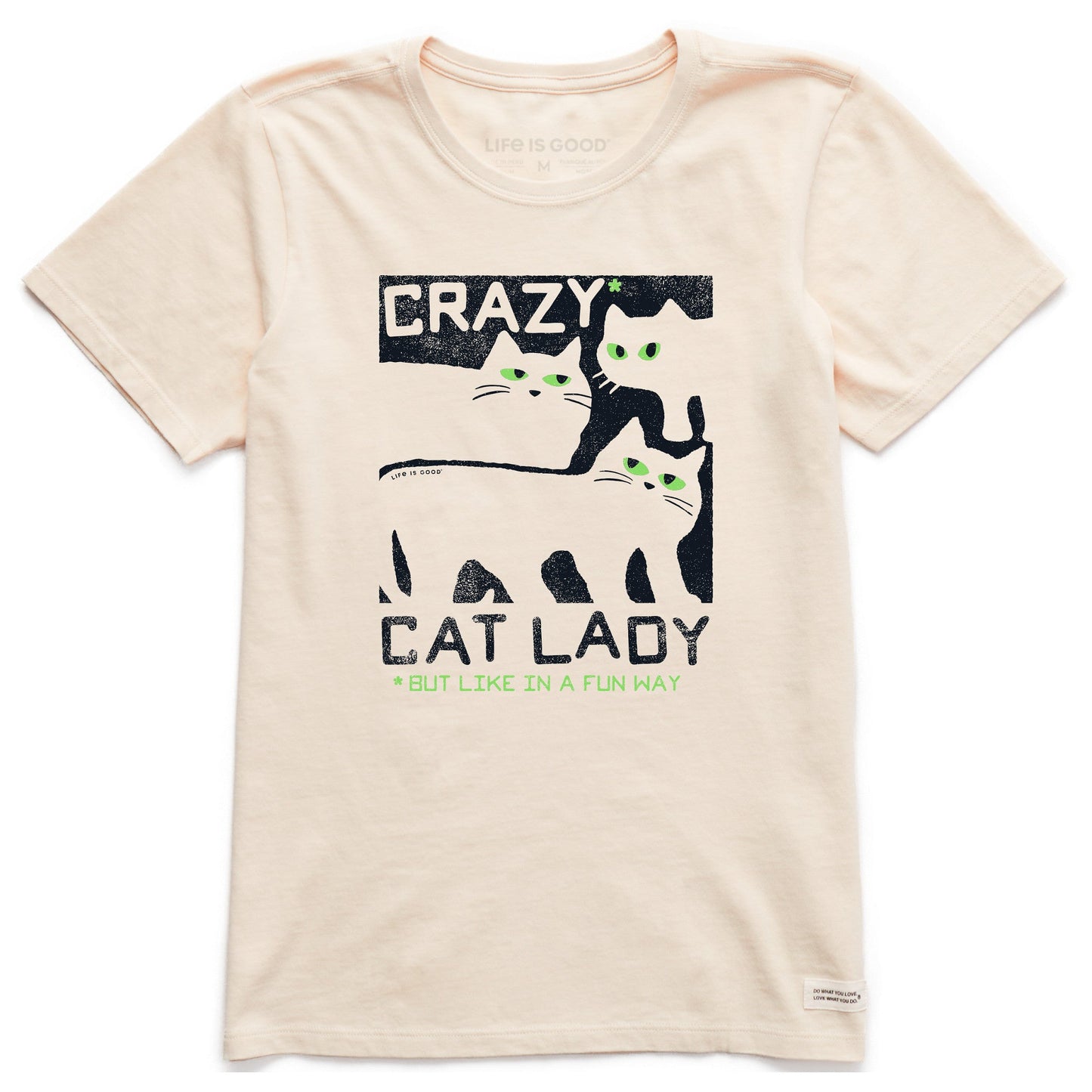 Women's Crazy Cat Lady Short Sleeve Tee
