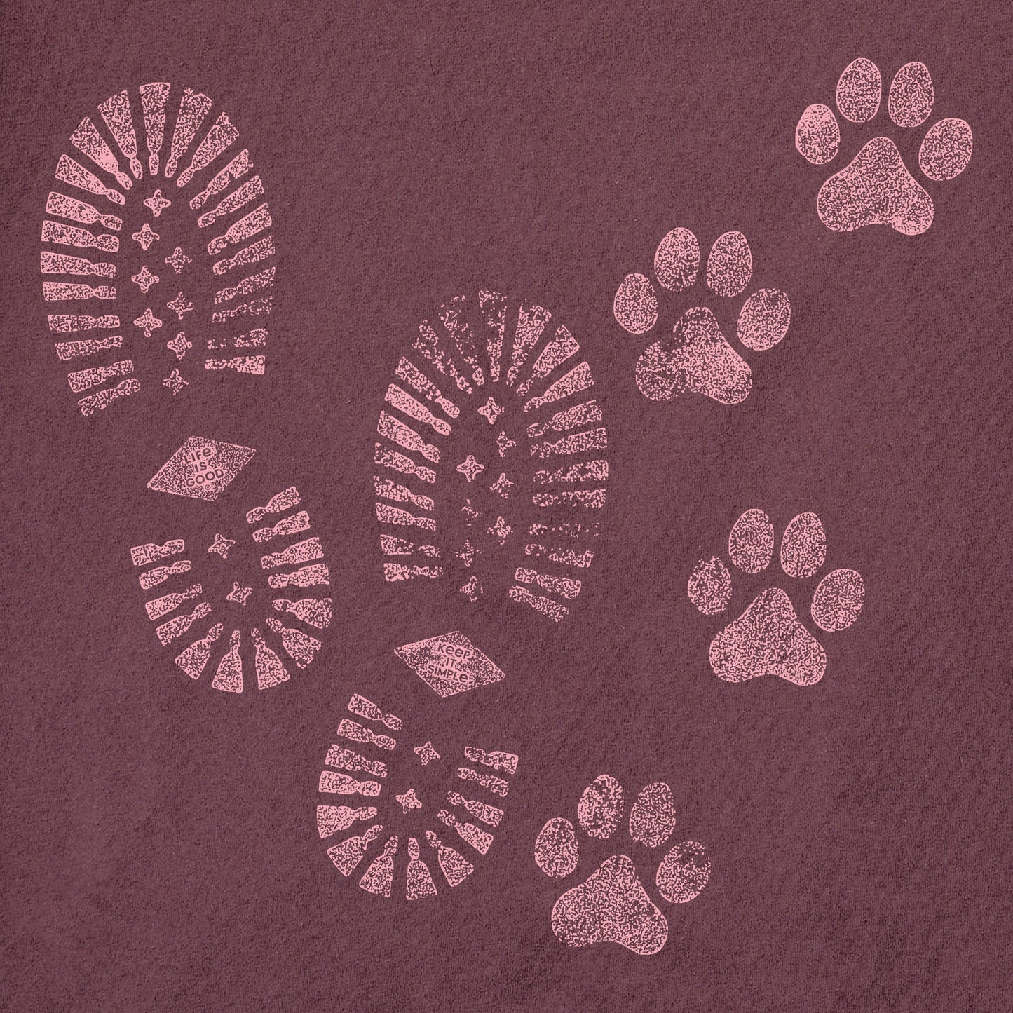 Women's Trails & Tails Short Sleeve Crusher Tee