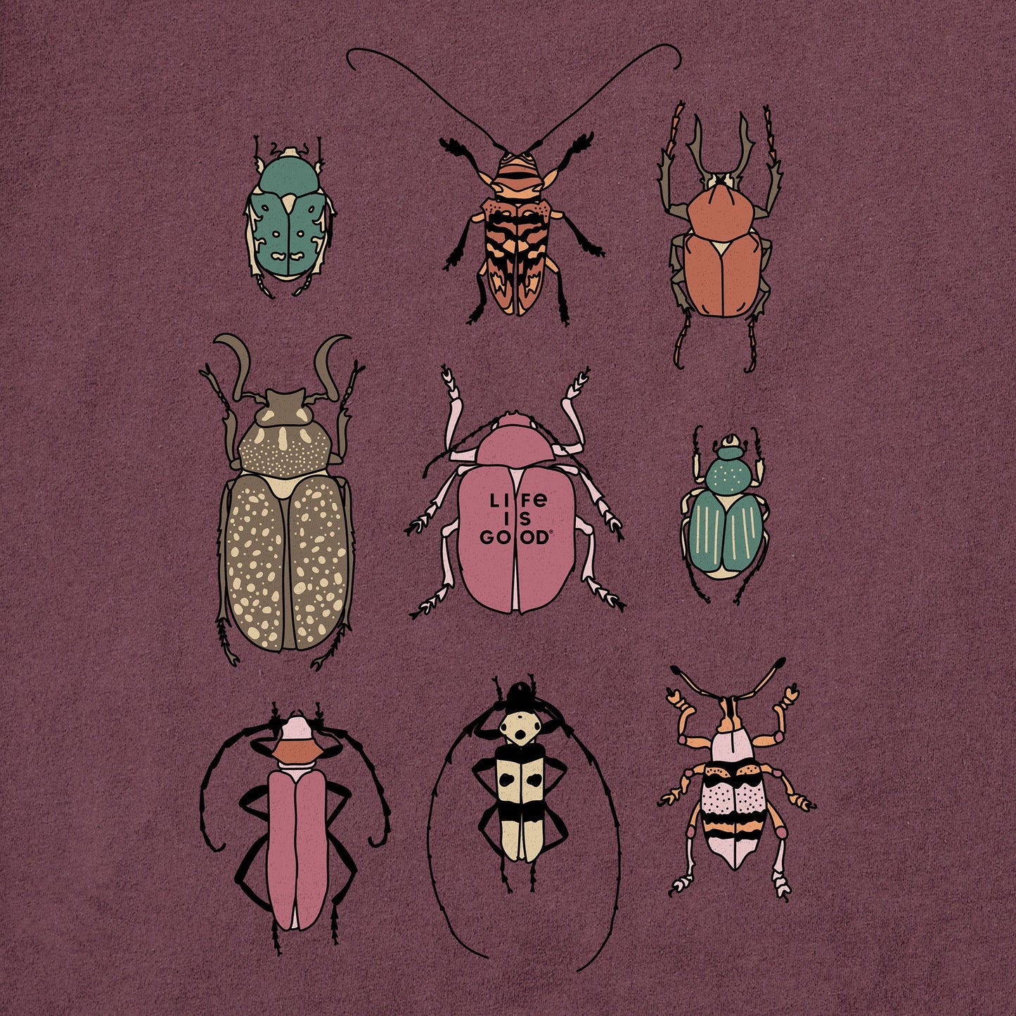 Women's Cool Bug Grid Short Sleeve Crusher Tee