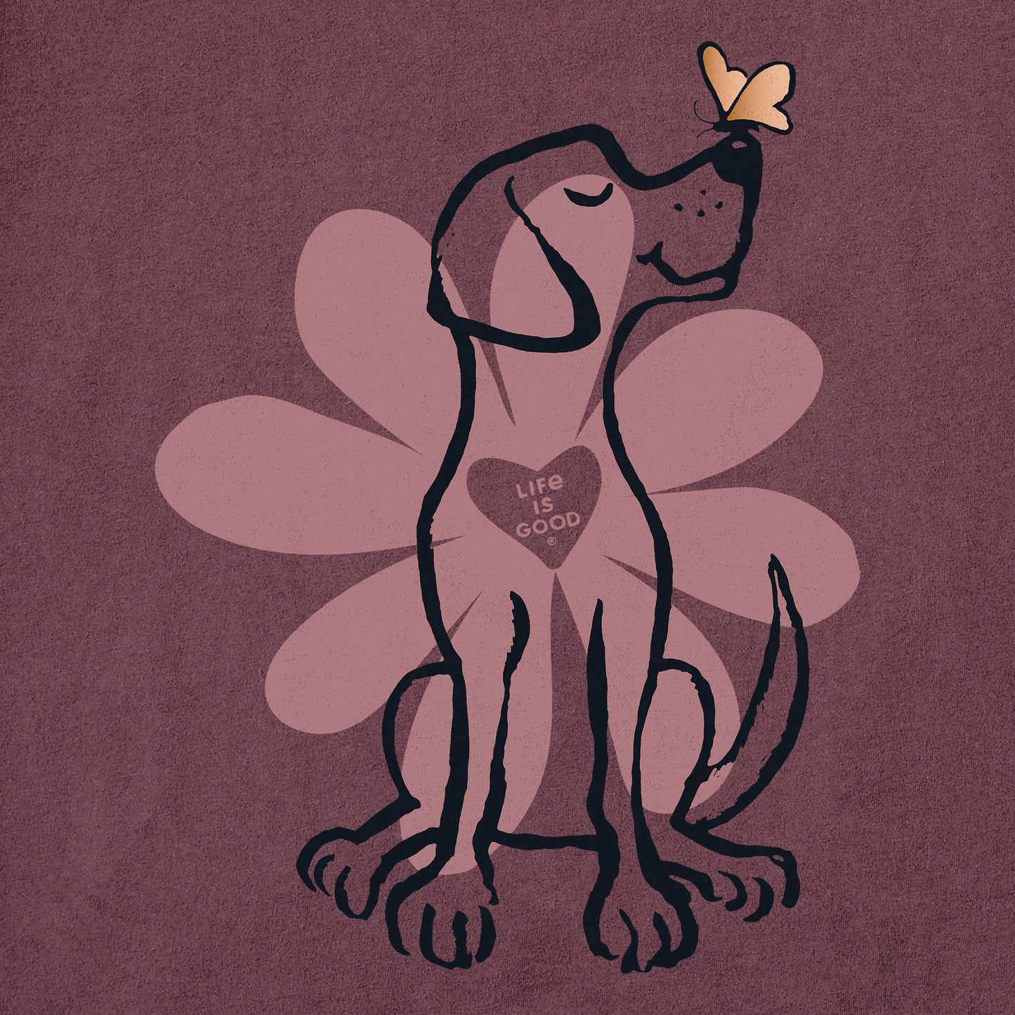Women's Spring Daisy Dog Short Sleeve Tee