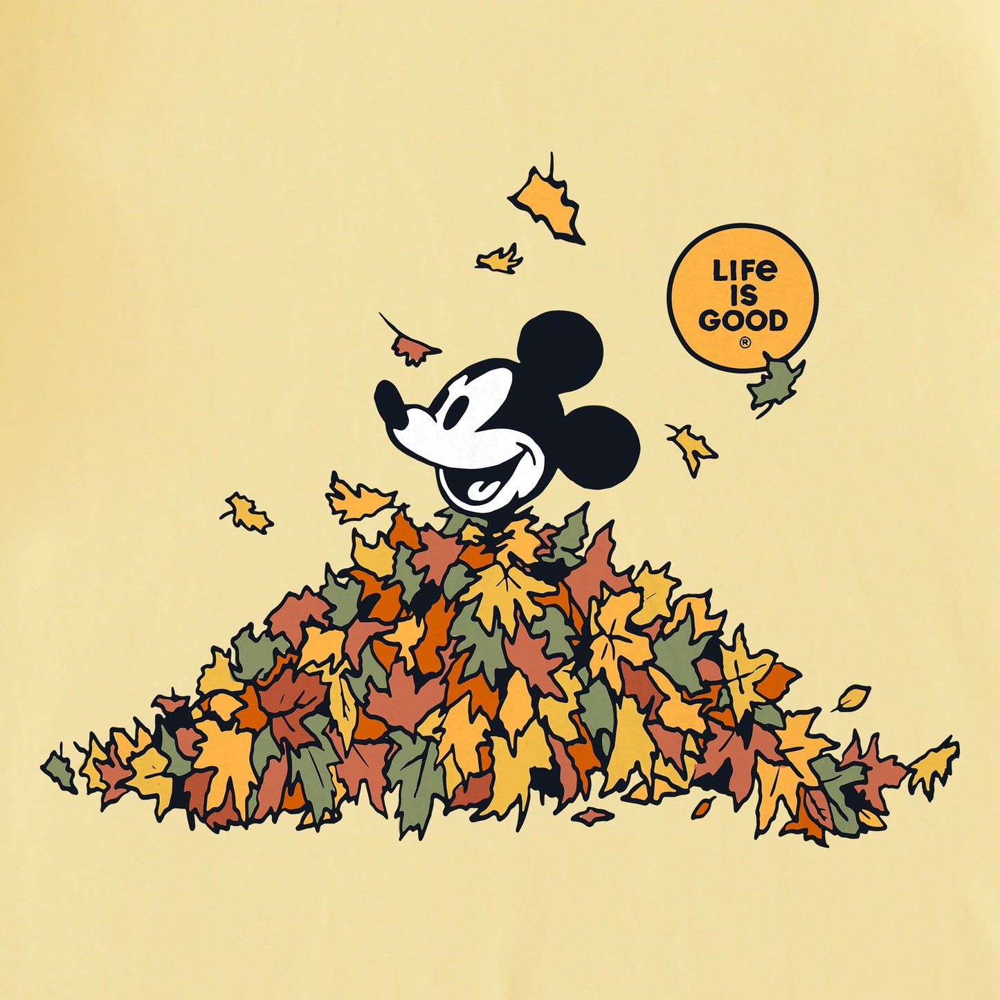 Women's Fall Leaves Willie Short Sleeve Tee