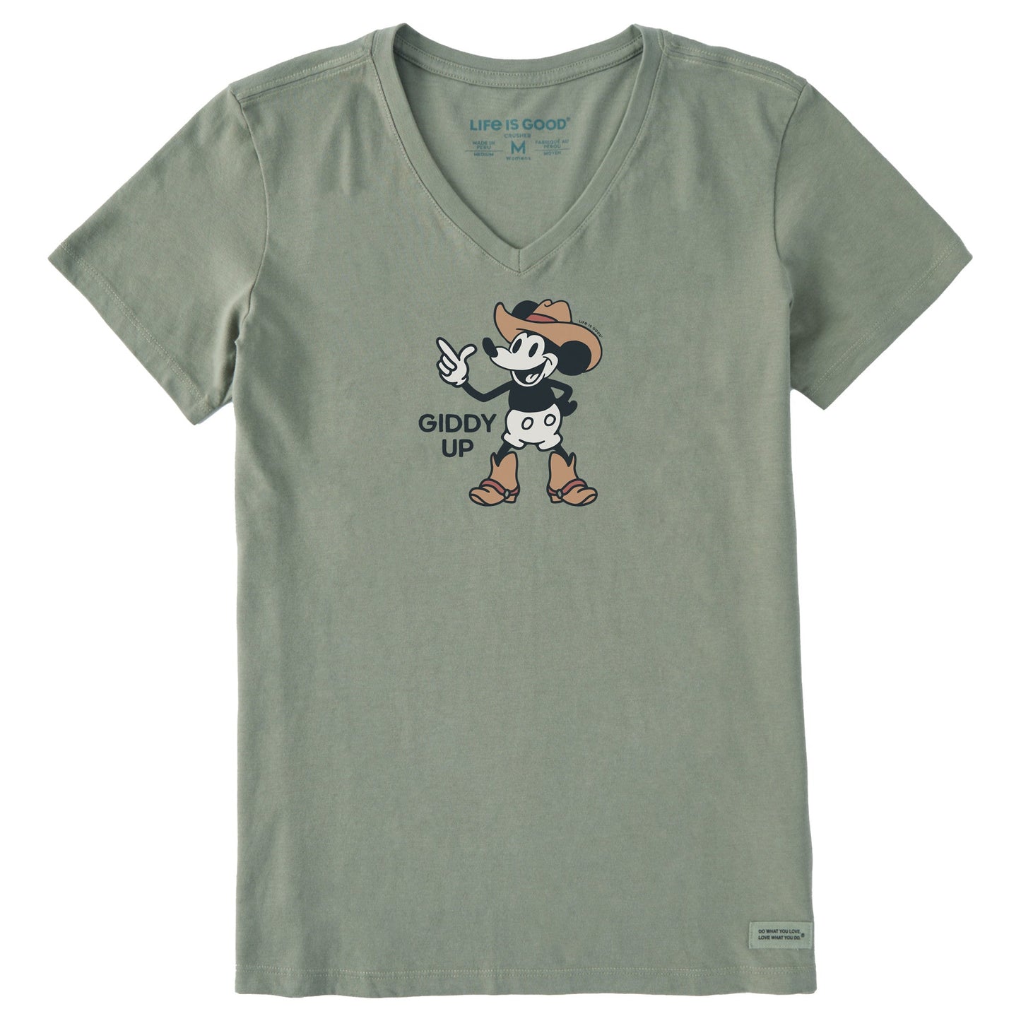 Women's Giddy Up Willie Short Sleeve Crusher Vee