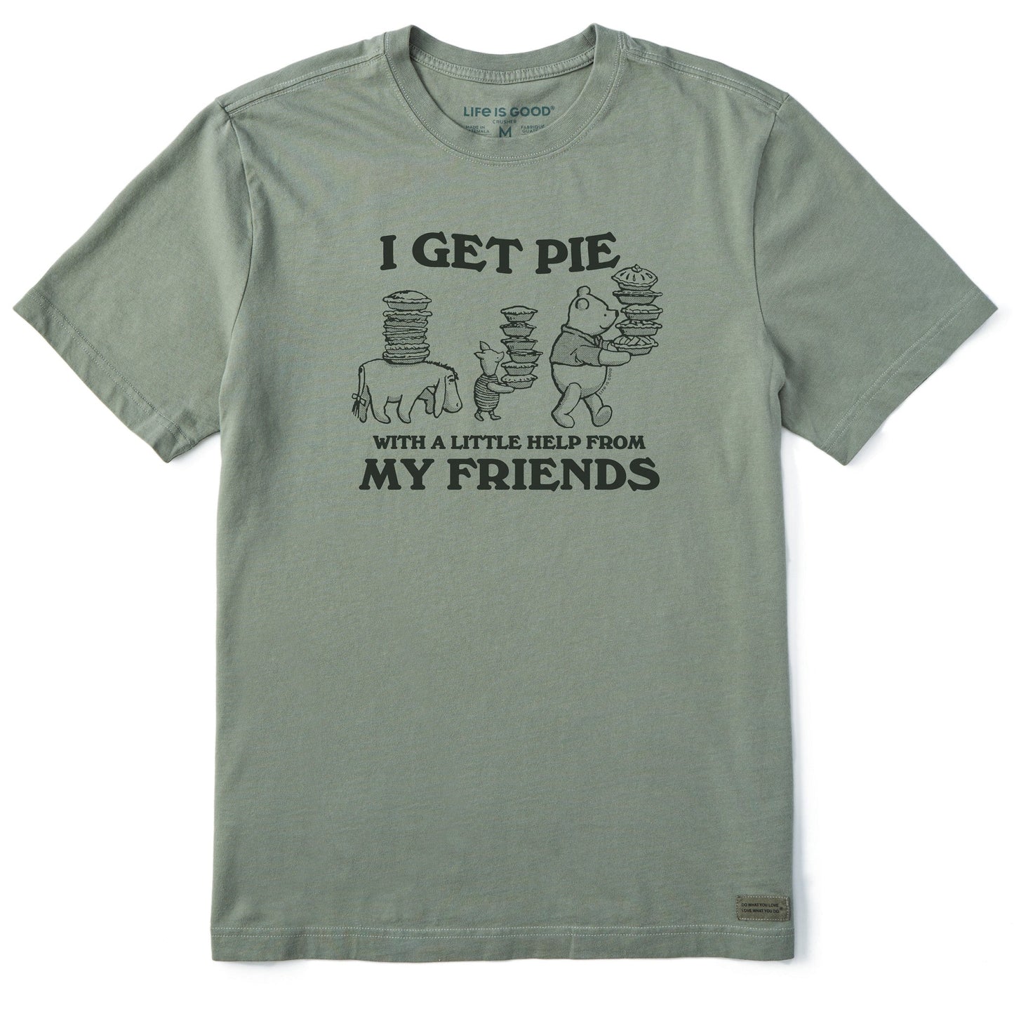 Men's Pie with a Little Help From My Friends Short Sleeve Tee