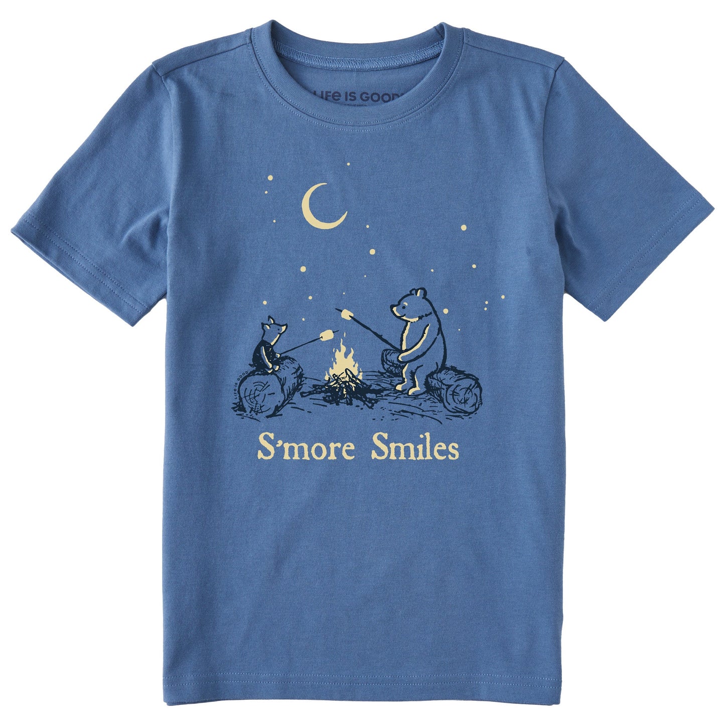 Kids S'more Smiles Winnie Short Sleeve Crusher Tee