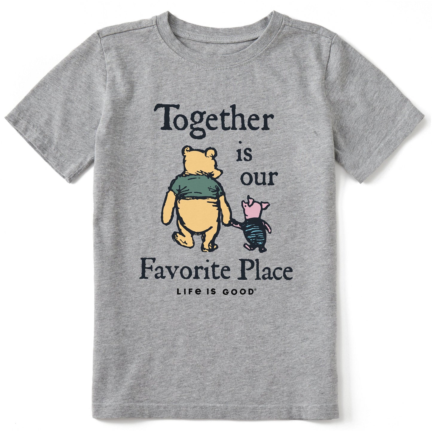 Kids Together is Our Favorite Place Short Sleeve Crusher Tee